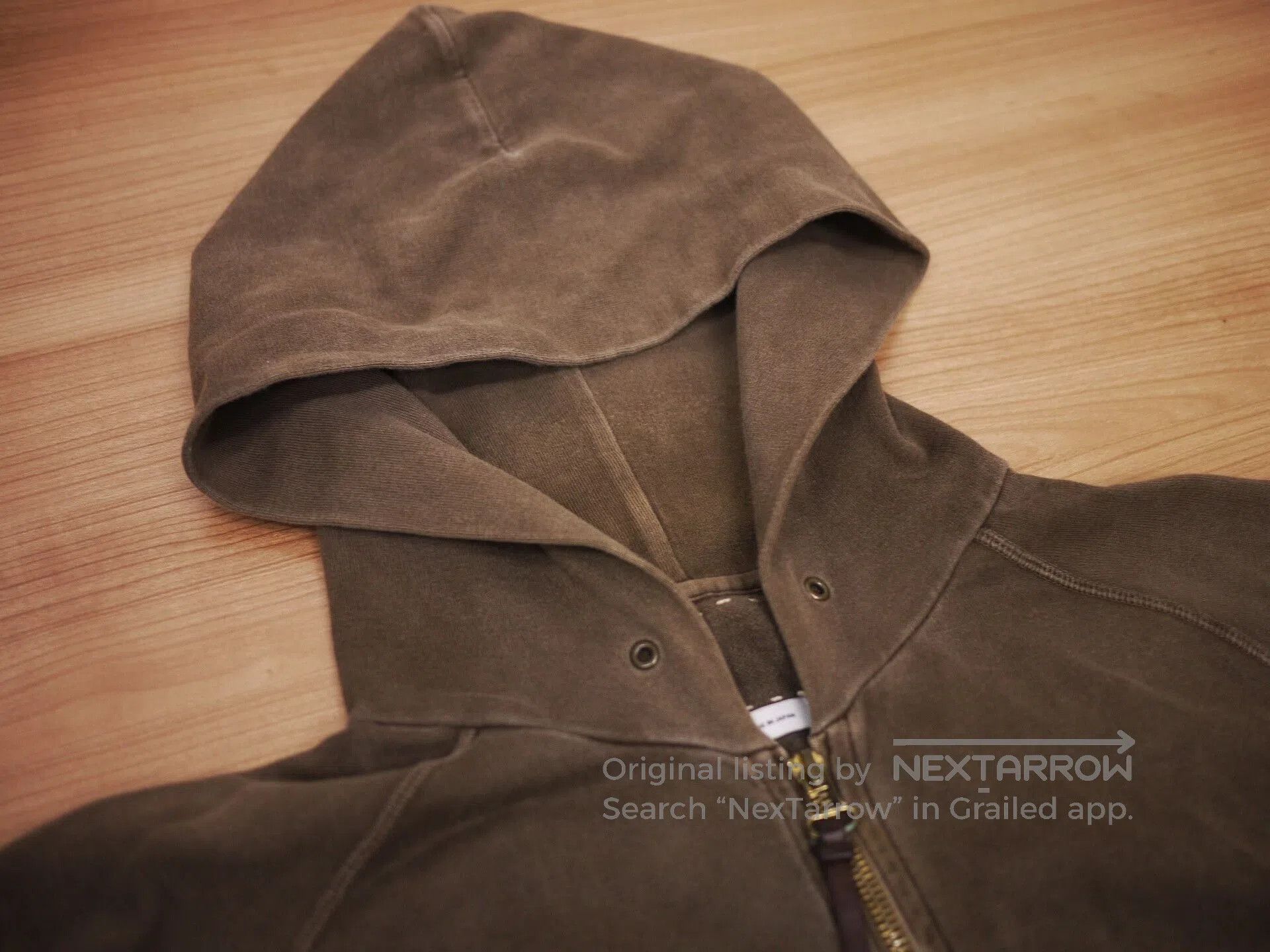 Visvim visvim zip hoodie in dark mud color. Size US S / EU 44-46 / 1 - 4 Thumbnail