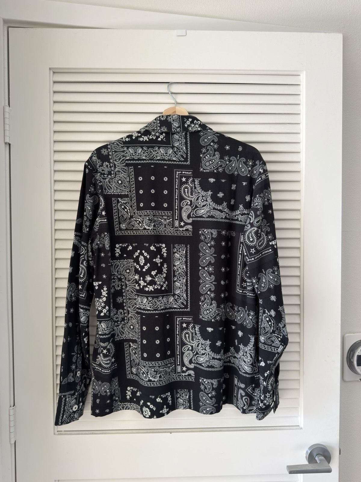Kith Black Kith Paisley Print Button Up Shirt Size US XS / EU 42 / 0 - 2 Thumbnail