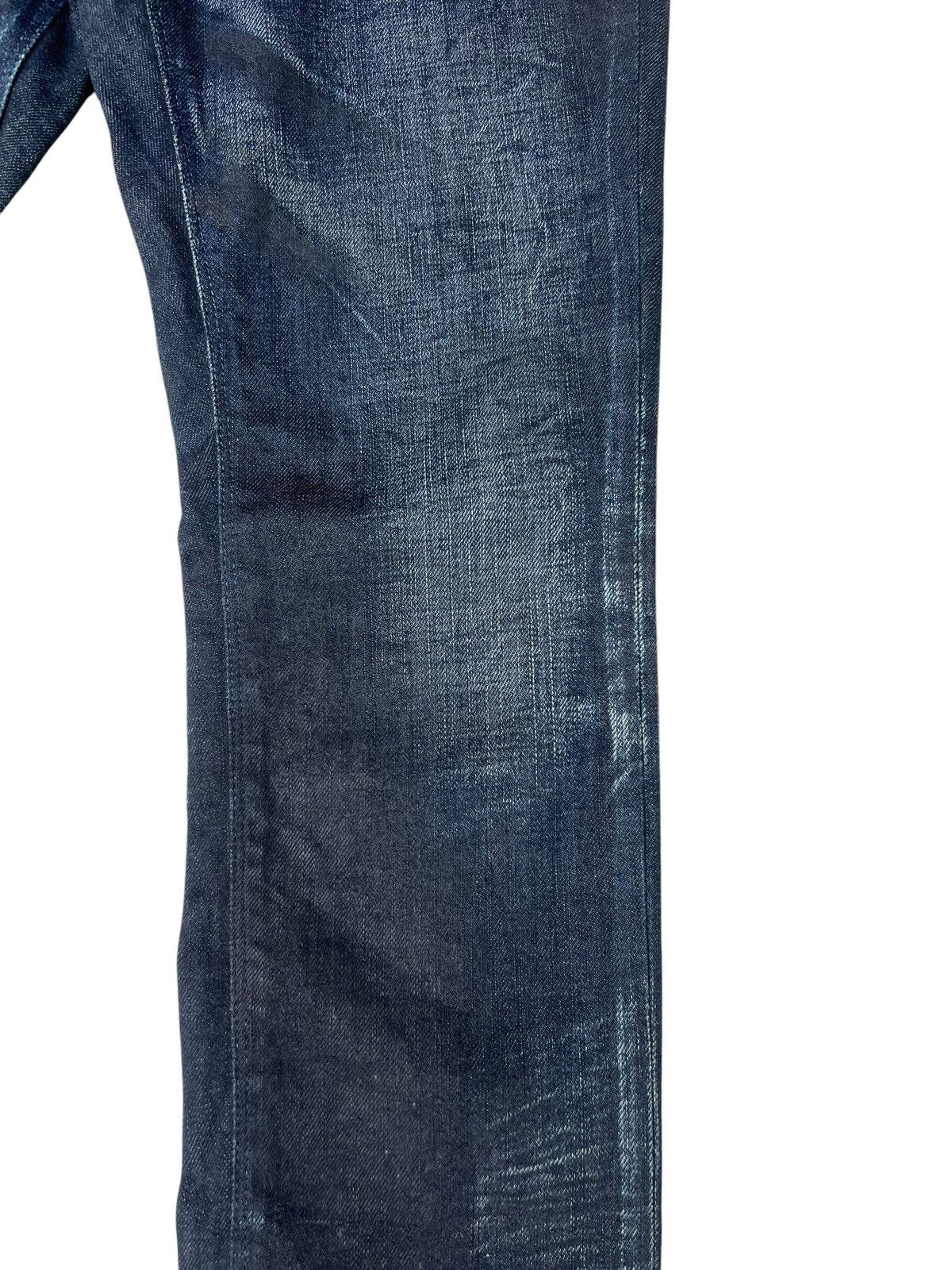 Black Barrett Vintage Neil Barret Black Barret Coated Waxed Slim Jeans Size US 31 - 11 Thumbnail