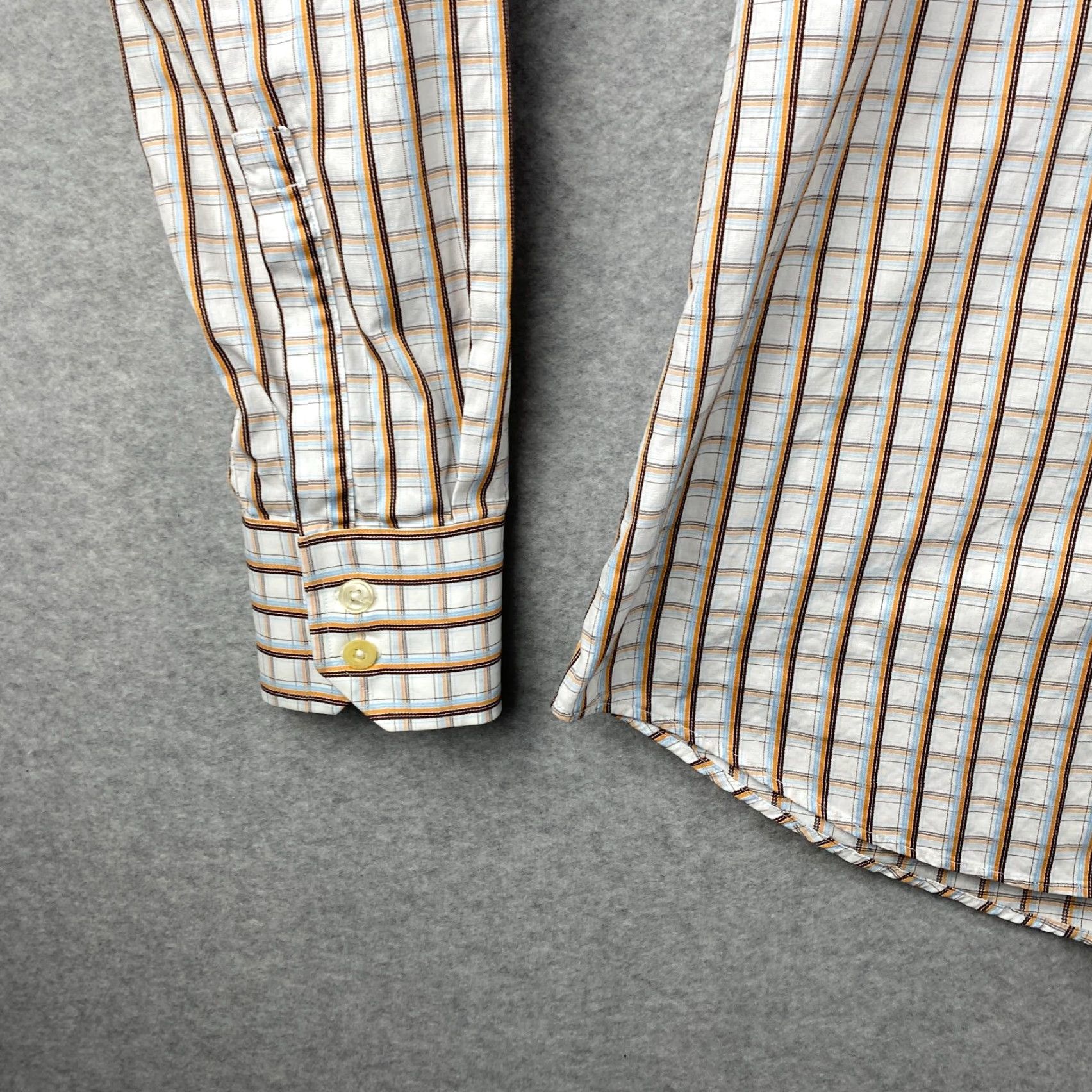 Hugo Boss Hugo Boss Button Up Shirt Mens 16.5 36/37 Multicolor Long Sleeve Knit Preppy Size US XL / EU 56 / 4 - 3 Thumbnail