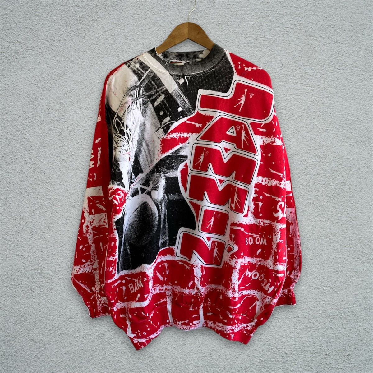 Other Vintage 90s Basketball Art AOP Crewneck Sweatshirt Jam NBA Size US XL / EU 56 / 4 - 5 Thumbnail