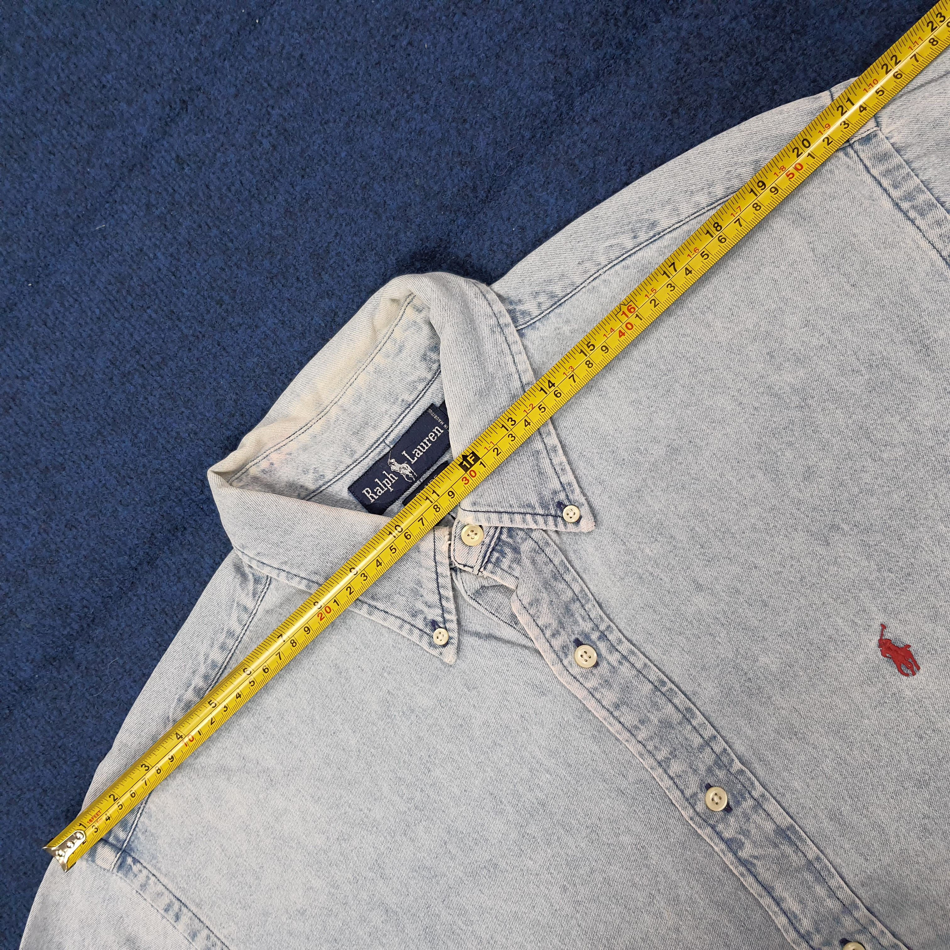 Ralph Lauren Vintage Ralph Lauren Denim Button Up Shirt C267N27 Size US XL / EU 56 / 4 - 10 Thumbnail