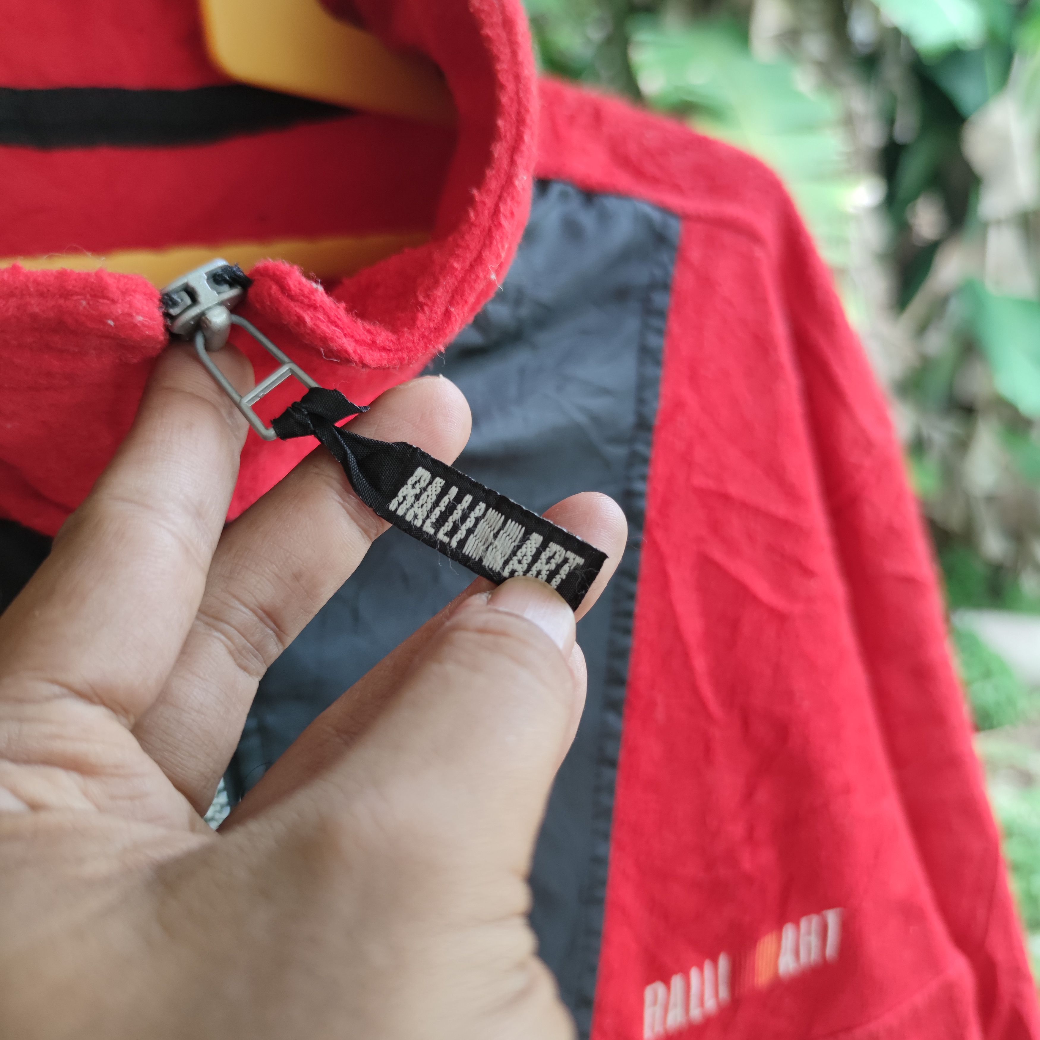 Vintage RALLIART MITSUBISHI MOTORS HALF ZIPPER FLEECE JUMPER Size US L / EU 52-54 / 3 - 4 Thumbnail
