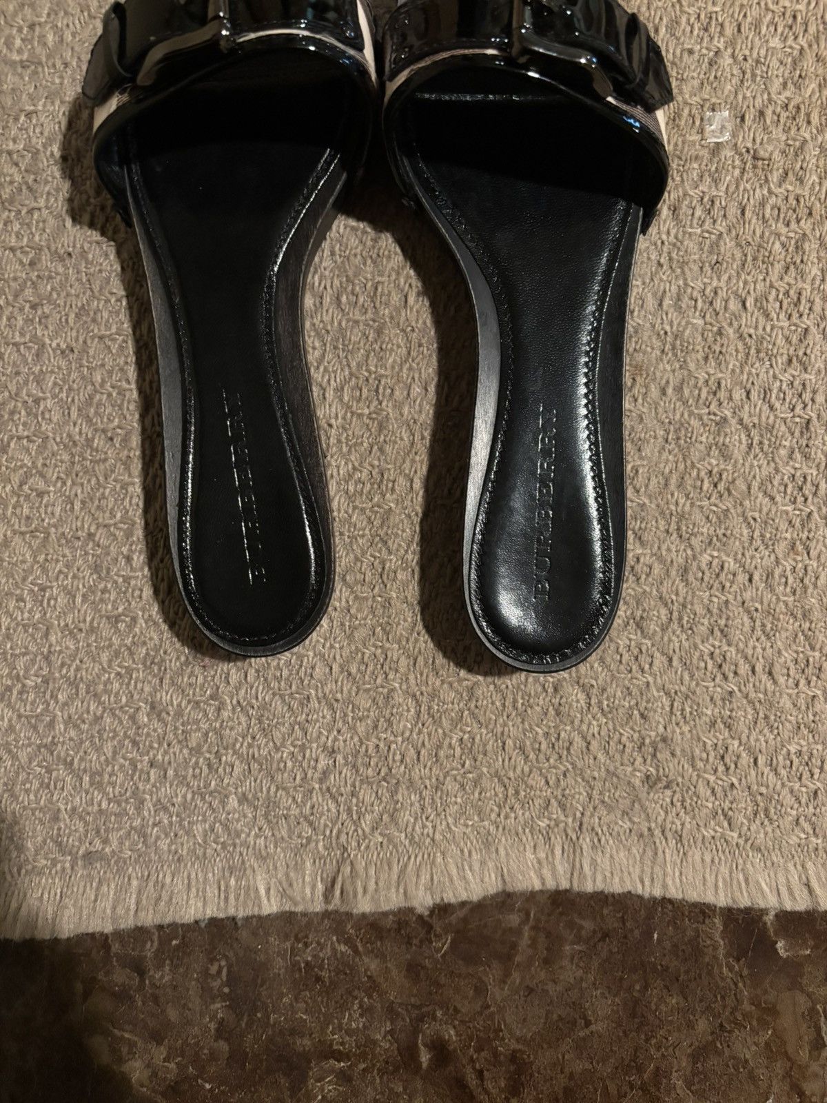 Burberry Vintage Hard Surface Burberry Sandals Size US 10 / IT 40 - 3 Thumbnail