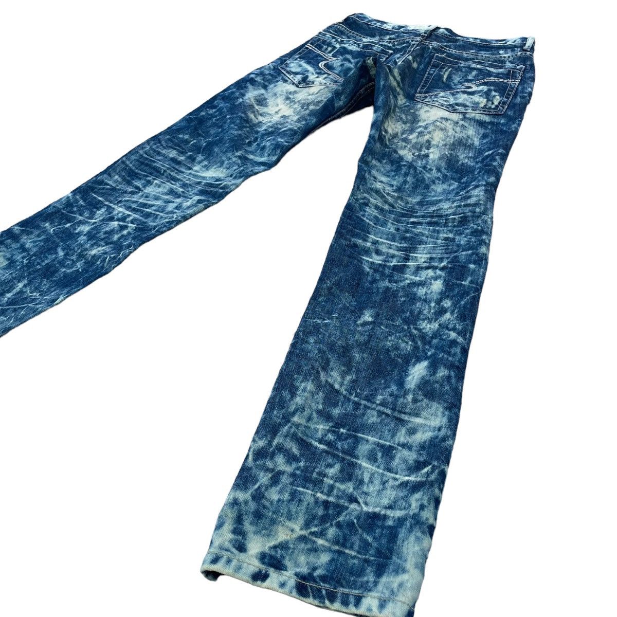 If Six Was Nine × Le Grande Bleu (L.G.B.) × semanticdesign 🇯🇵 SEMANTIC DESIGN ACID WASH JEANS Size US 28 / EU 44 - 9 Thumbnail