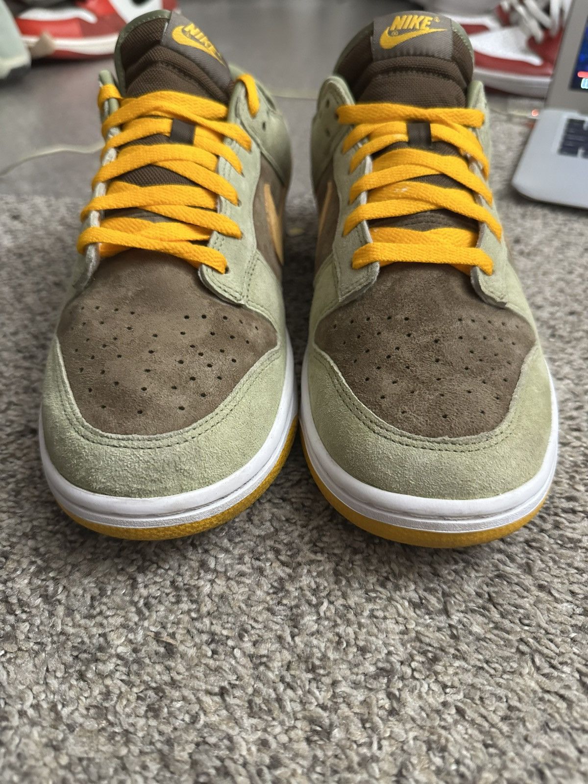 Nike Nike dunk low dusty olive green brown white - size 10 Size US 10 / EU 43 - 3 Thumbnail