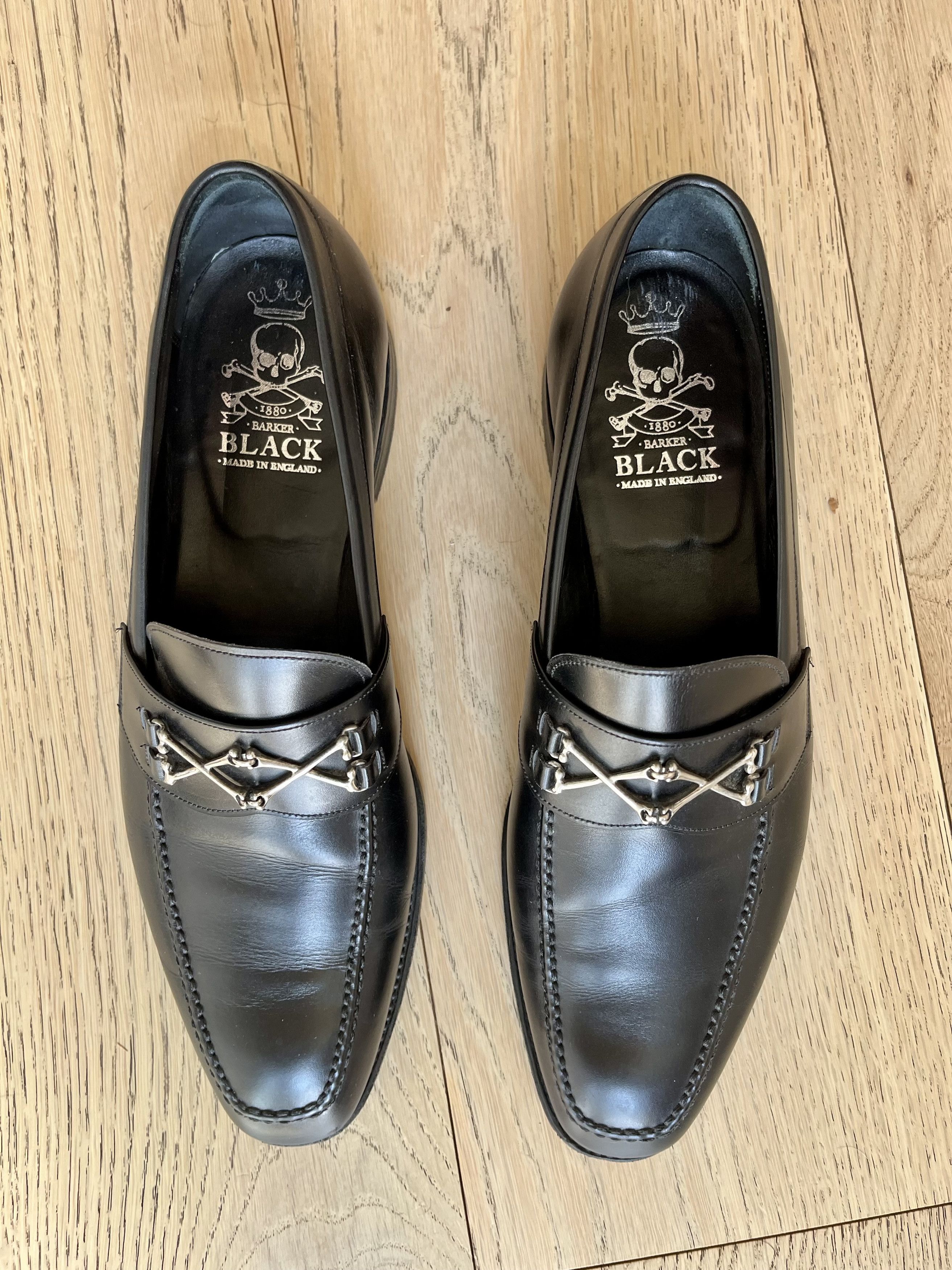 Barker Black Wolfe Loafer Size US 10.5 / EU 43-44 - 7 Thumbnail