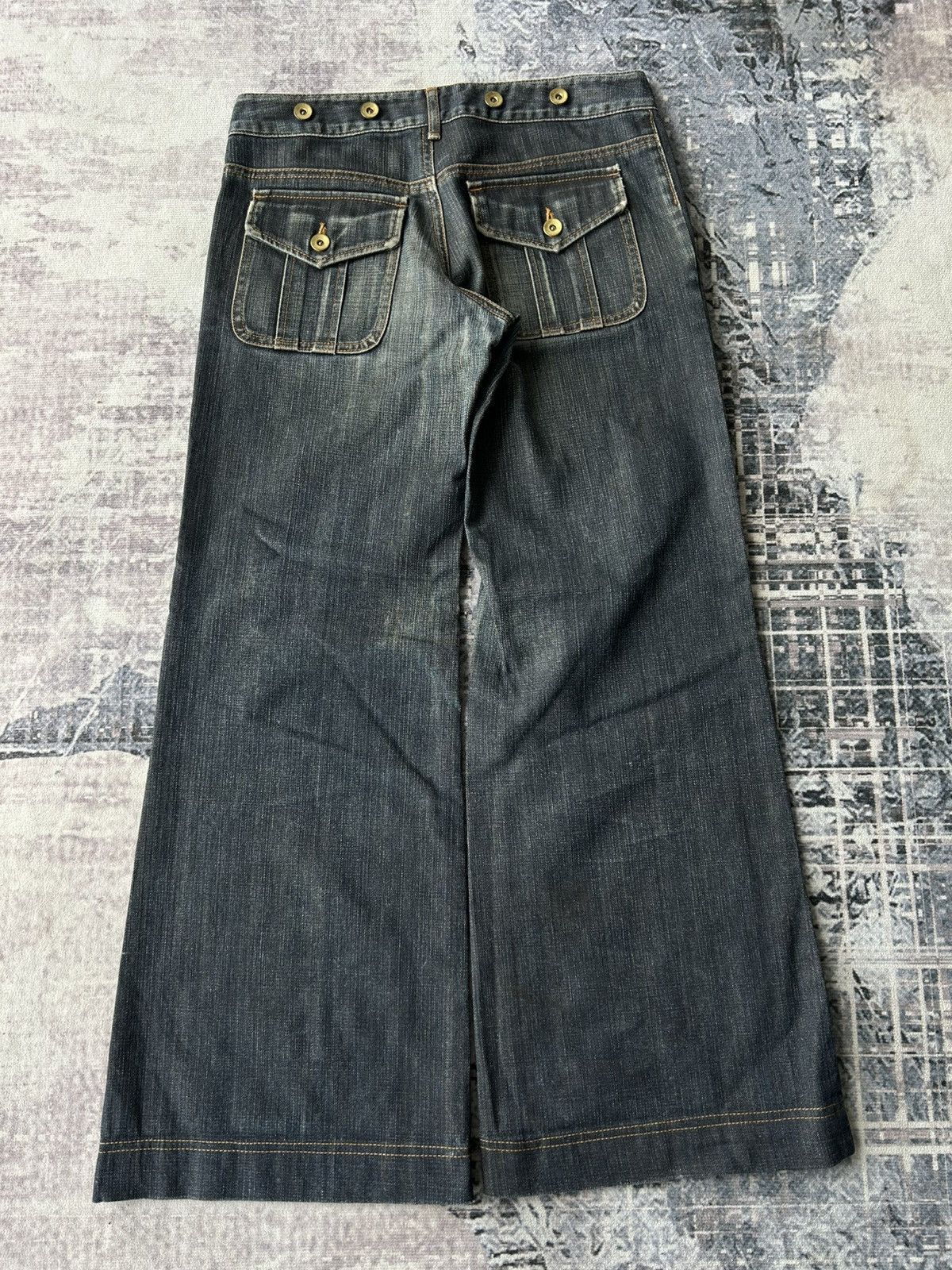 Tornado Mart Tornado Mart Lose Flared Pants Size US 30 / EU 46 - 3 Thumbnail