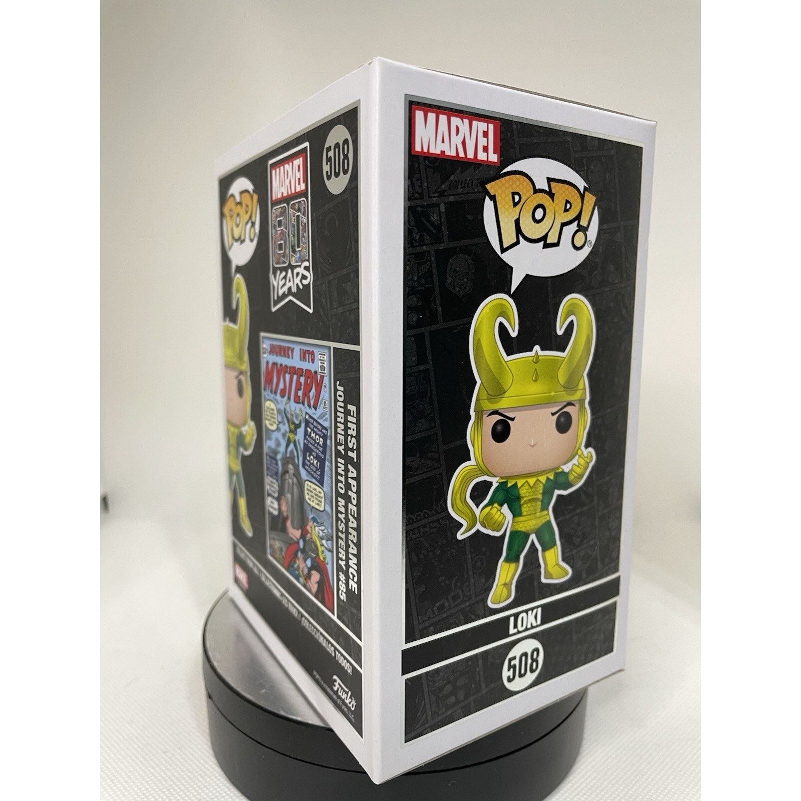 Marvel Comics Funko POP Marvel 80 Years: Loki #508, Marvel Collector Corps Size ONE SIZE - 6 Thumbnail
