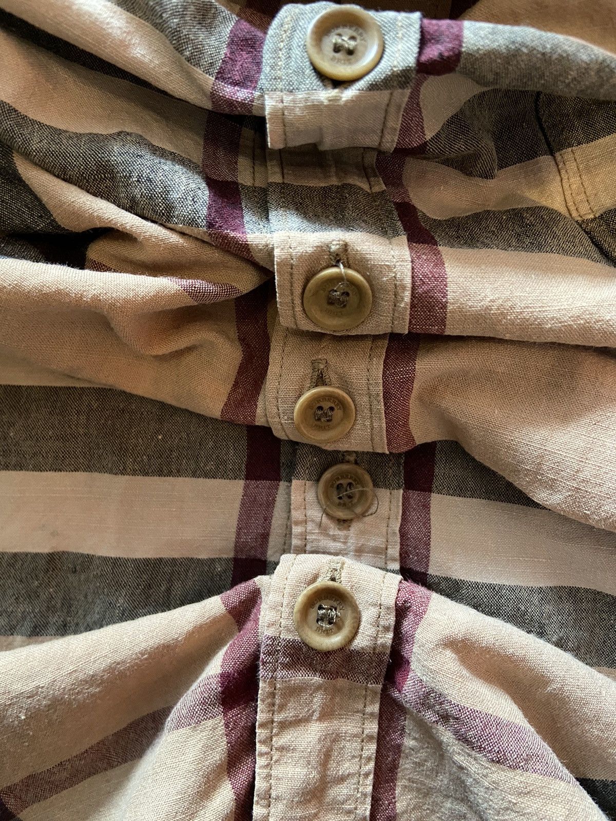 Burberry × Vintage Burberry Nova Check Shirt Size XS / US 0-2 / IT 36-38 - 13 Thumbnail