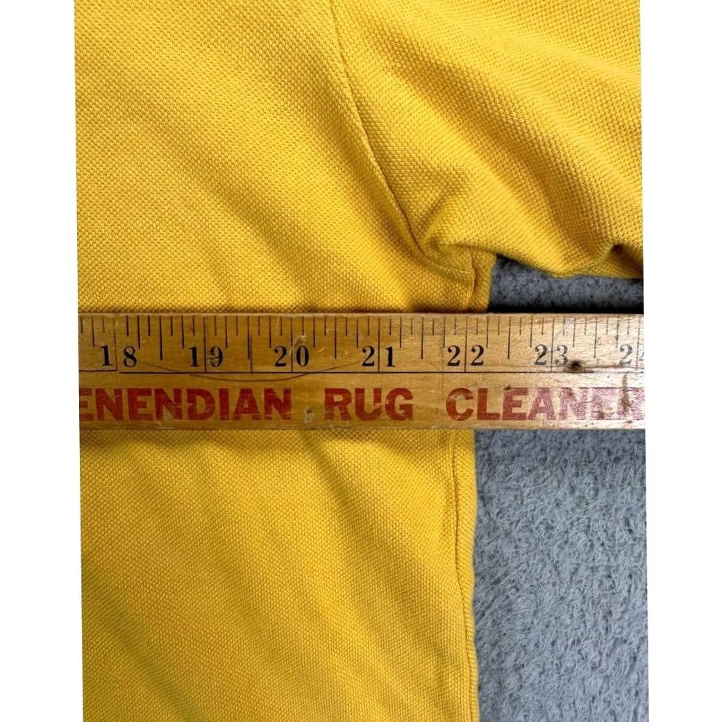Vintage VINTAGE Darwish Polo Shirt Men XL 100% Egyptian Cotton Yellow Embroidered Rugby Shirt Polo Short Sleeve Mens XL Size US XL / EU 56 / 4 - 6 Thumbnail