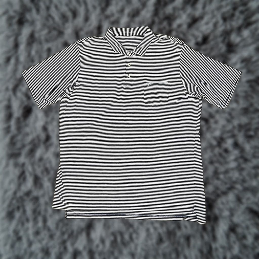 Vintage B. Draddy Polo Striped Southern Hills Golf - XL Mens Blue Polo Shirt Size US XL / EU 56 / 4 - 1 Thumbnail