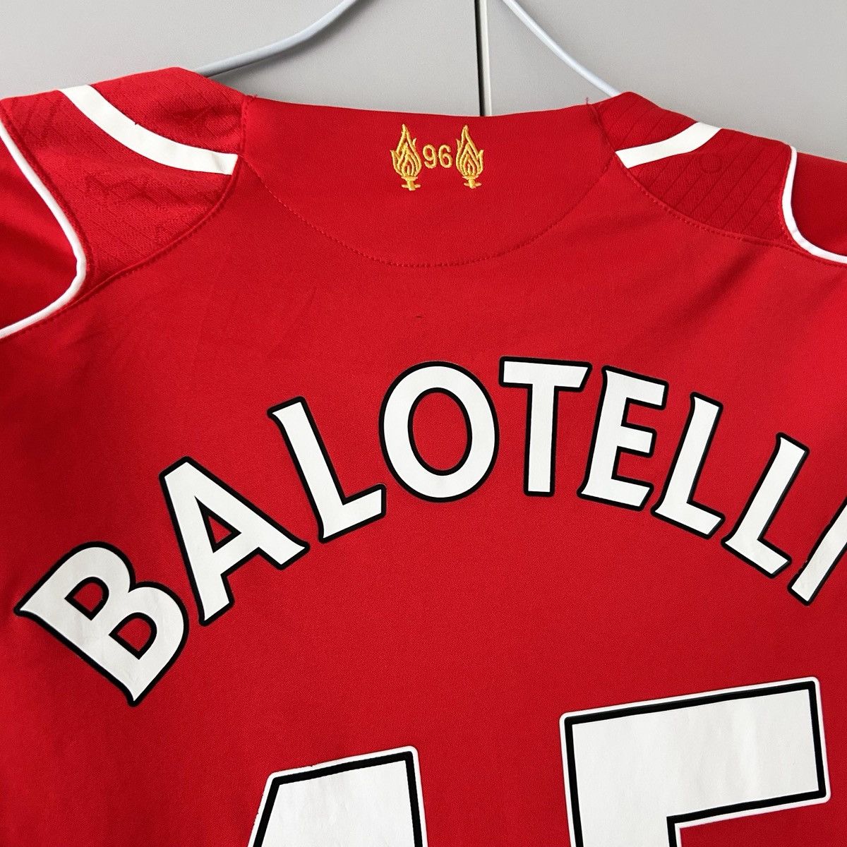 Vintage Balotelli jersey liverpool #45 2014 2015 Size US S / EU 44-46 / 1 - 12 Thumbnail