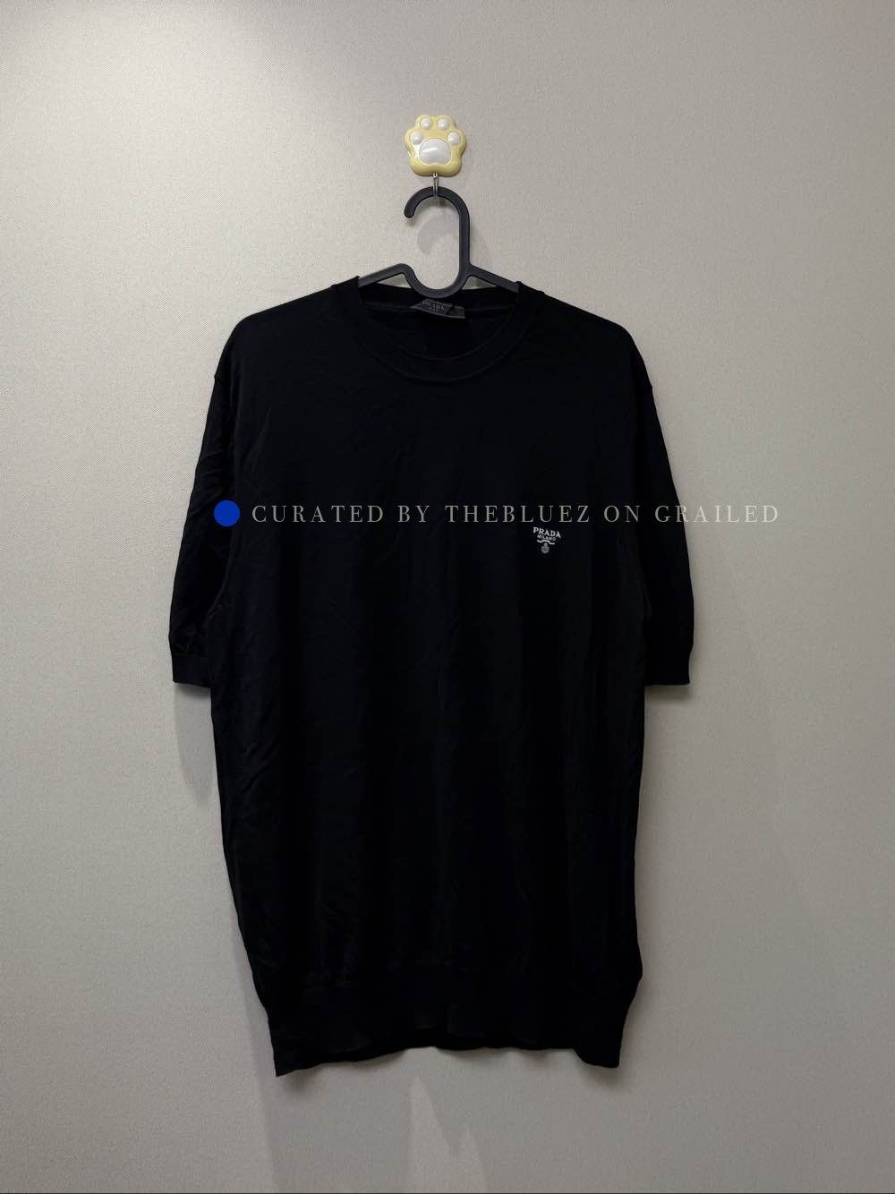 Prada Black Short-Sleeve Crewneck T-Shirt Size US L / EU 52-54 / 3 - 1 Preview