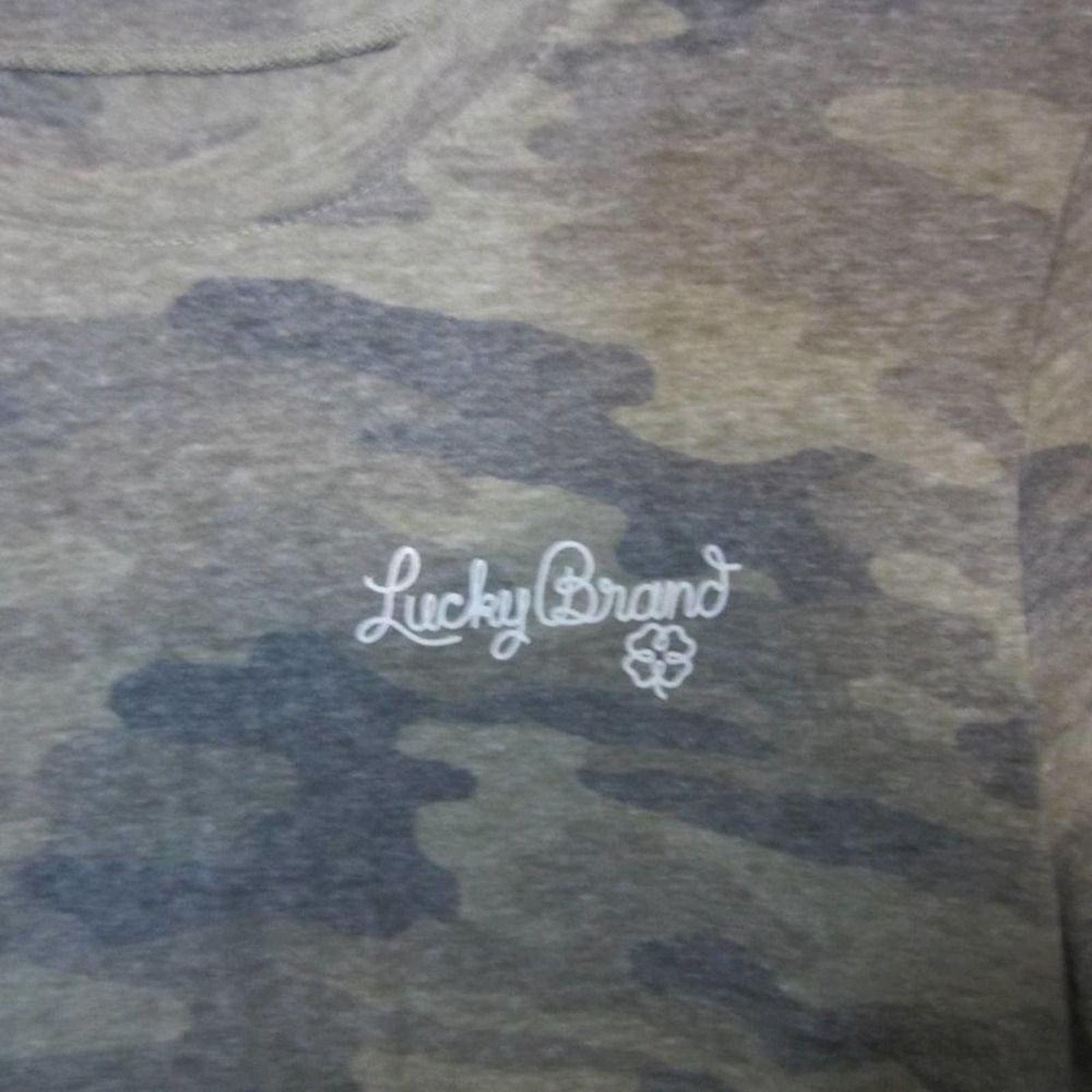 Lucky Brand Camo Print Crew Neck Short Sleeve T-Shirt Lucky Brand Small Size S / US 4 / IT 40 - 3 Thumbnail