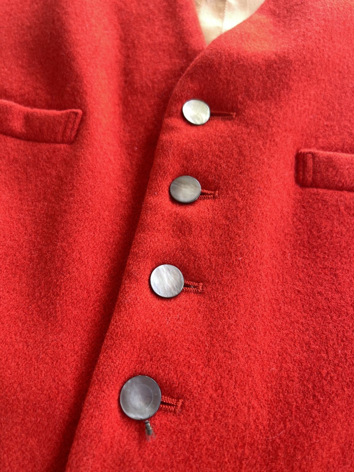 Paul Stuart 1980s Paul Stuart Wool Silk Satin Waistcoat Size US XS / EU 42 / 0 - 4 Thumbnail