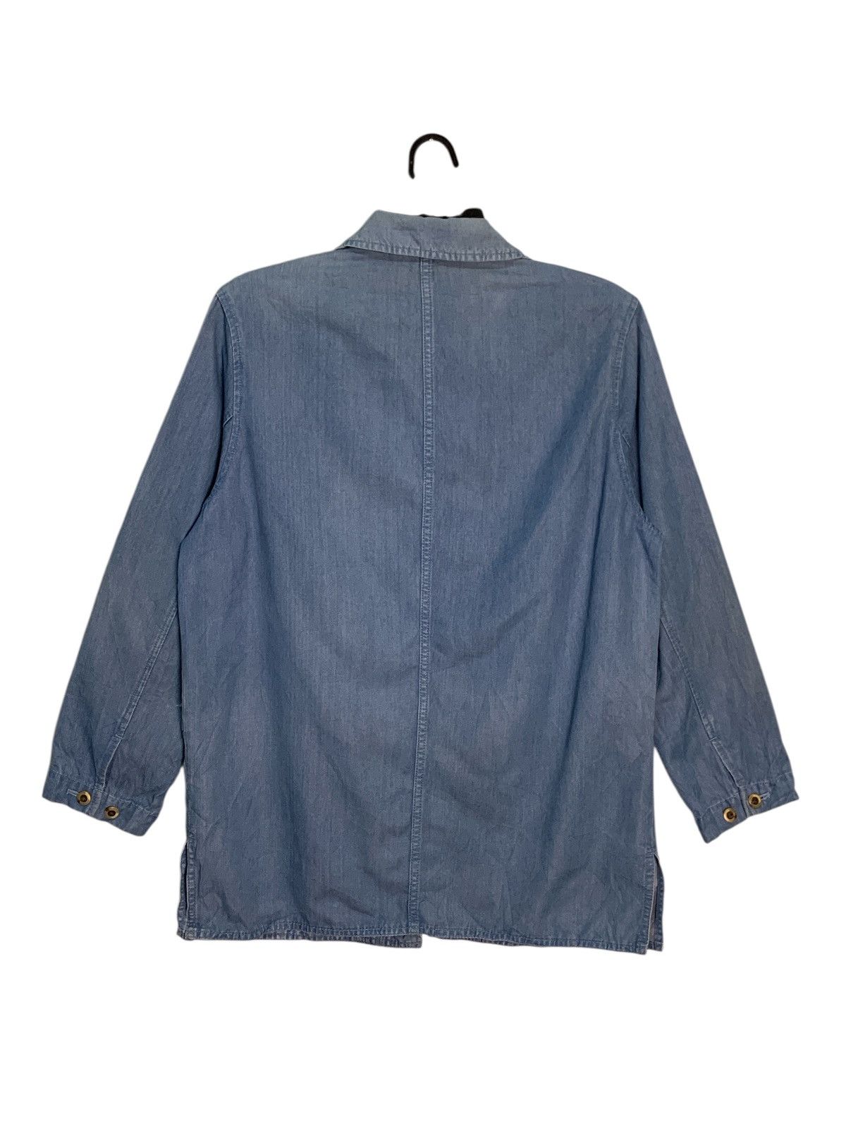 RENOWN Rare Vintage Simple Life Renown Soft Denim Chore Jackets Size US L / EU 52-54 / 3 - 2 Thumbnail