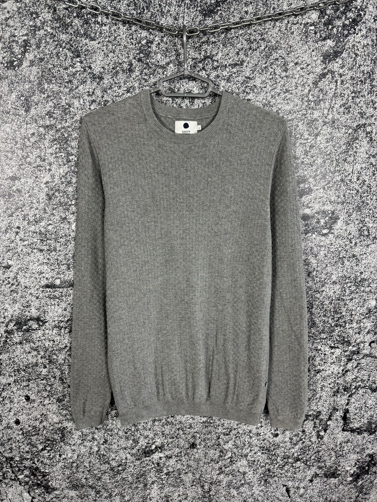NN07 NN07 Long Sleeve Pullover Cotton Sweater Gray Size L Size US L / EU 52-54 / 3 - 1 Thumbnail