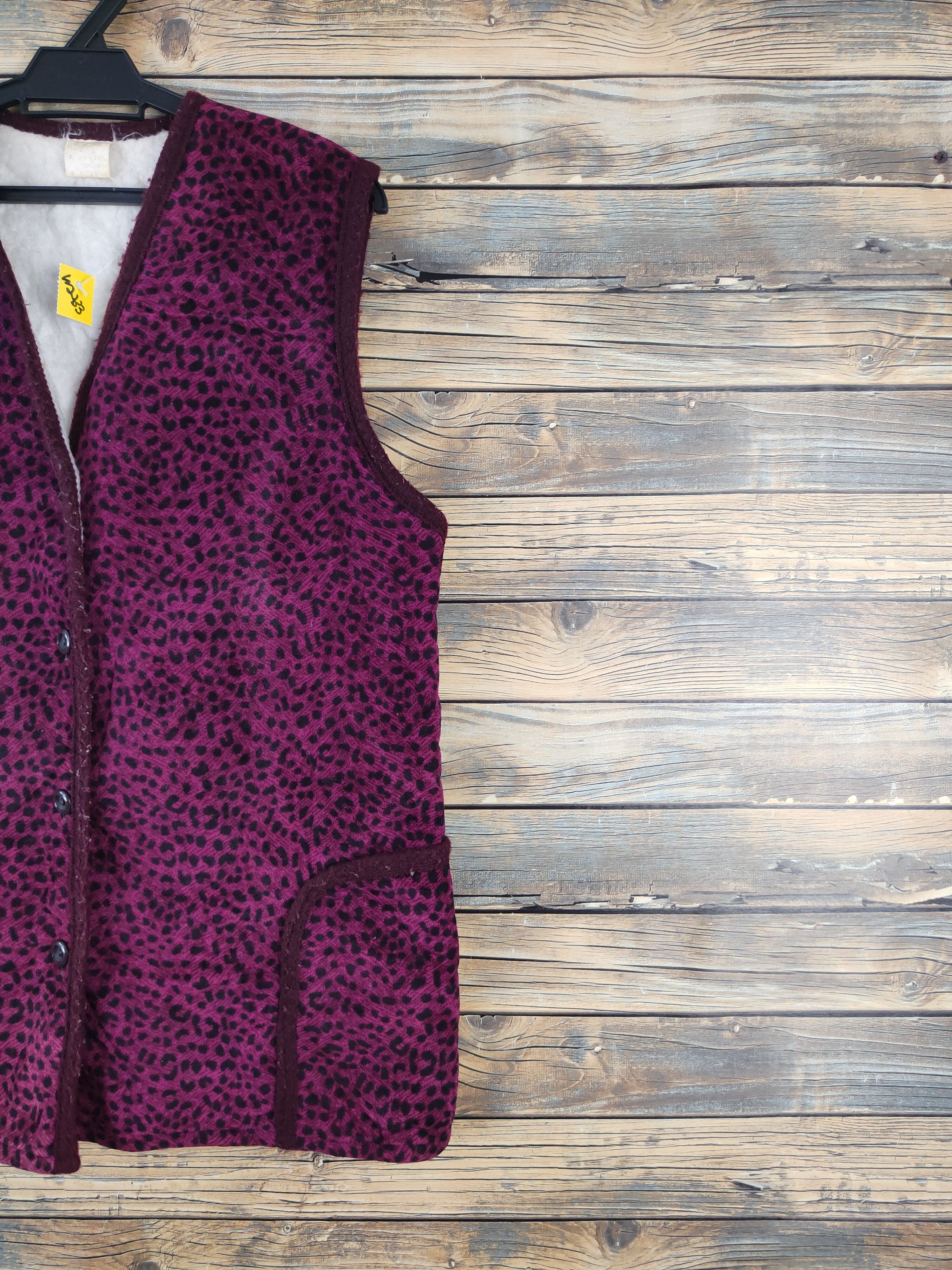 Japanese Brand × Vintage Japanese Brand Purple Wool Vests #W2333 Size M / US 6-8 / IT 42-44 - 6 Thumbnail