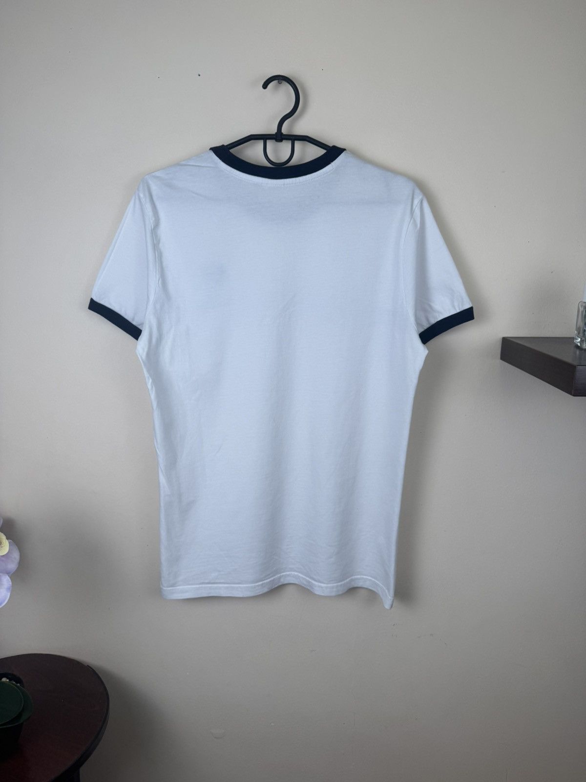 Sergio Tacchini Sergio Tacchini Mens M Whiw Blue T-Shirt Red Logo Athletic Size US M / EU 48-50 / 2 - 2 Thumbnail