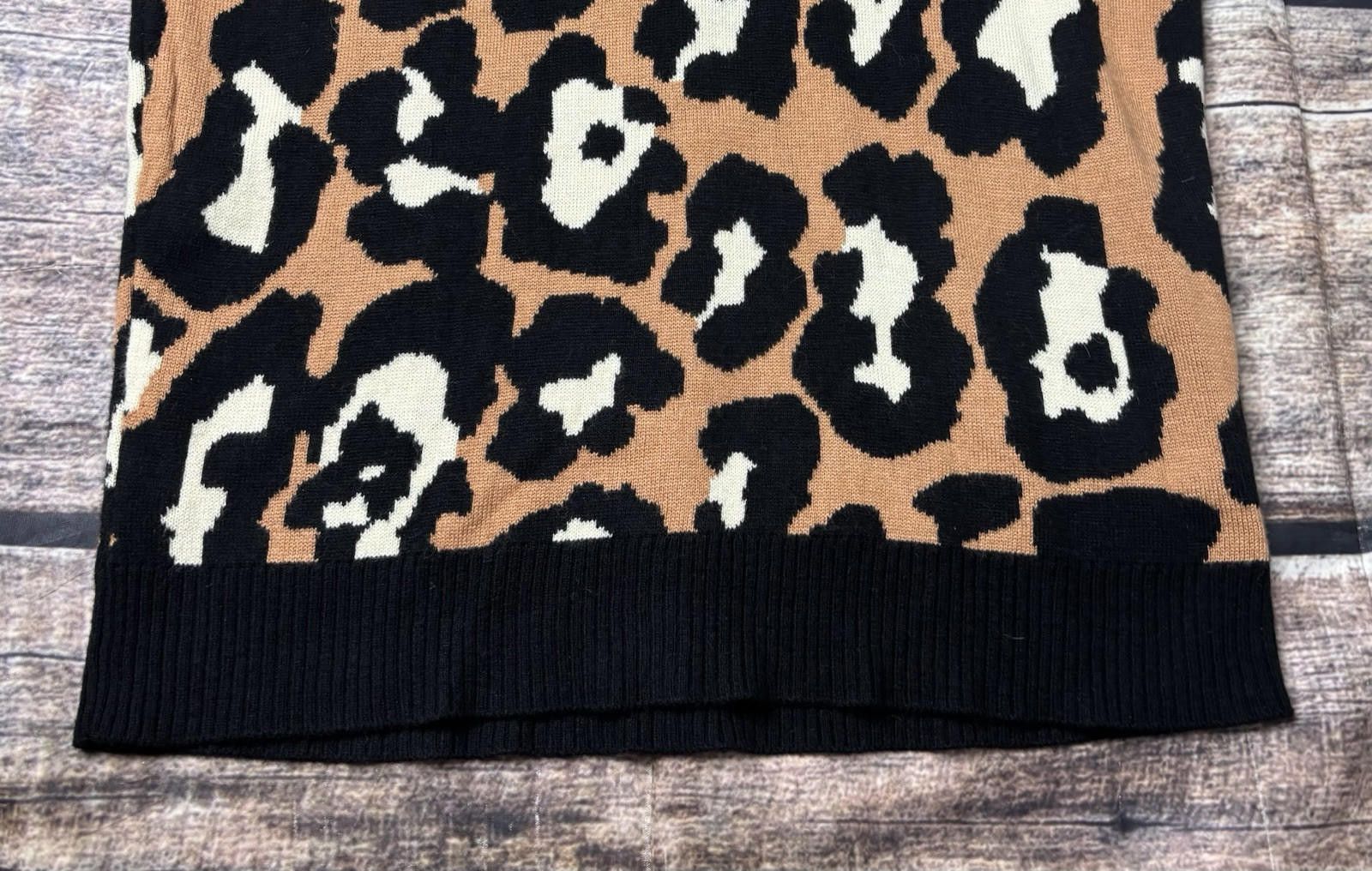 Saks Fifth Avenue Saks Fifth Avenue Sweater Women Small P Leopard Rabbit Hair Size S / US 4 / IT 40 - 5 Thumbnail