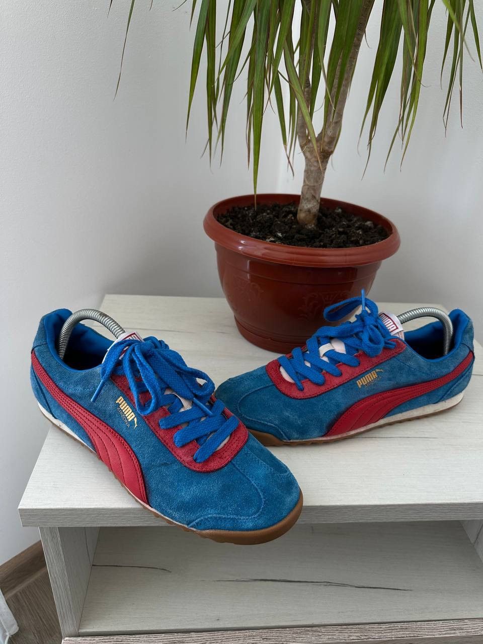 Puma × Vintage Vintage Japanese Puma Arizona Faded Blue Sneakers Size US 7.5 / EU 40-41 - 6 Thumbnail