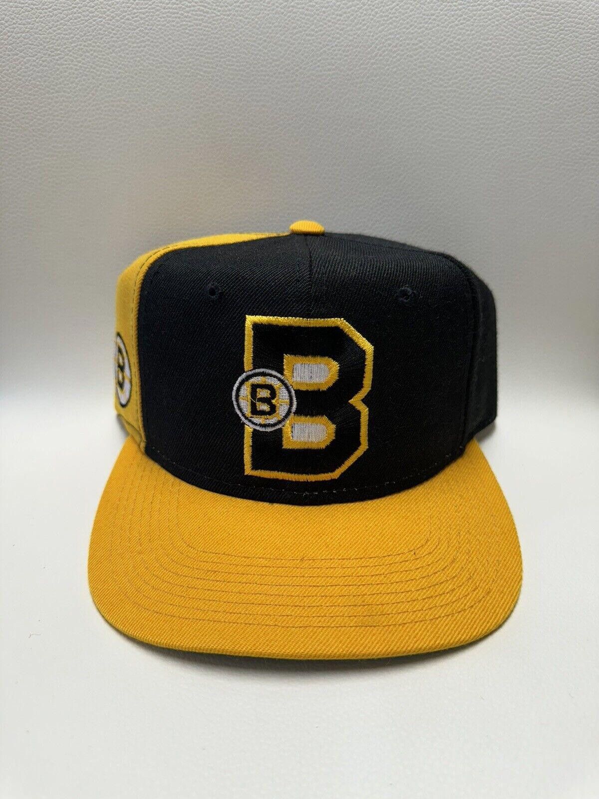 Sports Specialties × Vintage Vintage NHL Boston Bruins Sports Specialties Script Wool Hat Size ONE SIZE - 1 Thumbnail