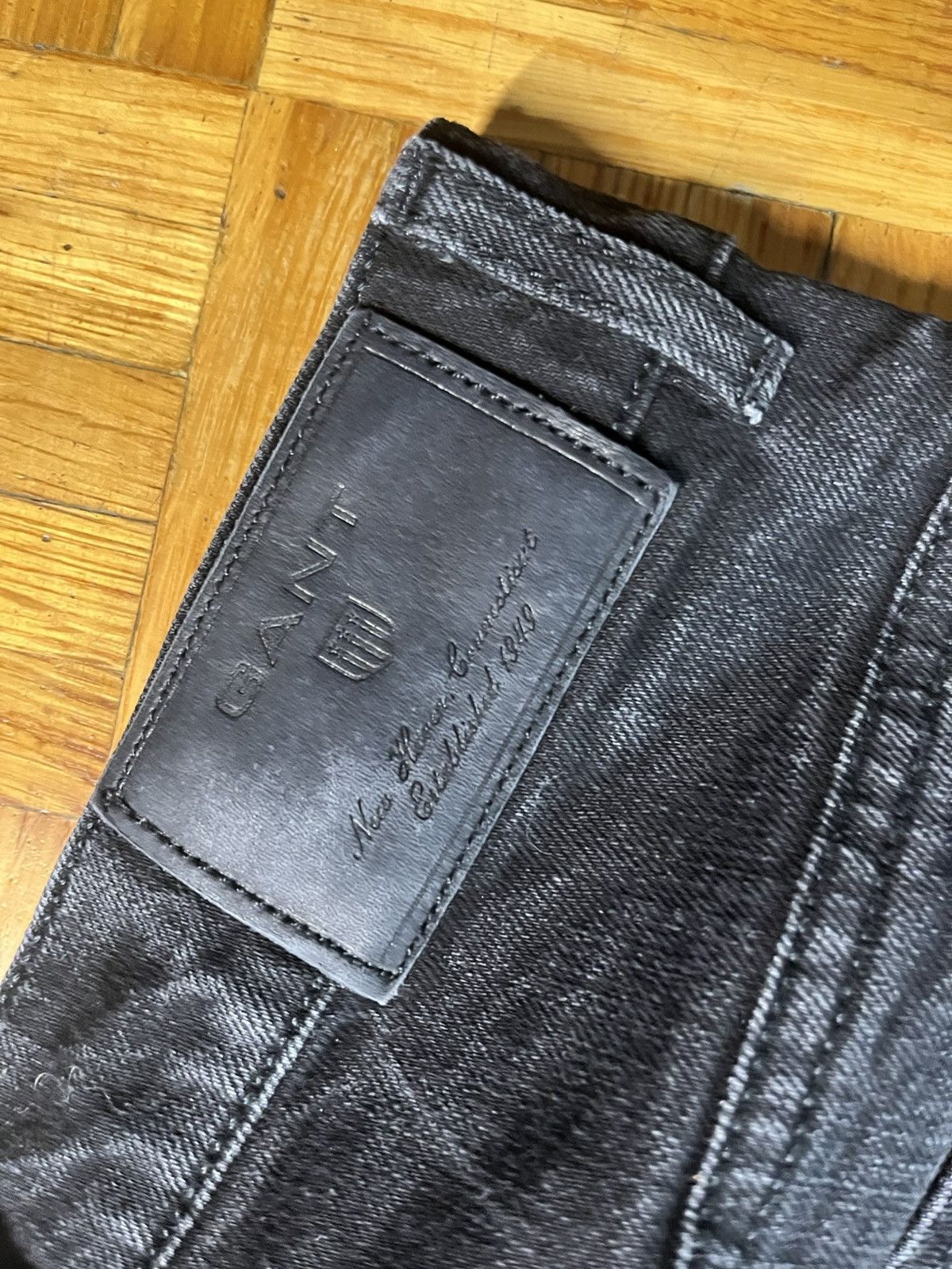 Gant Gant Slim Black Jeans Size US 32 / EU 48 - 5 Thumbnail