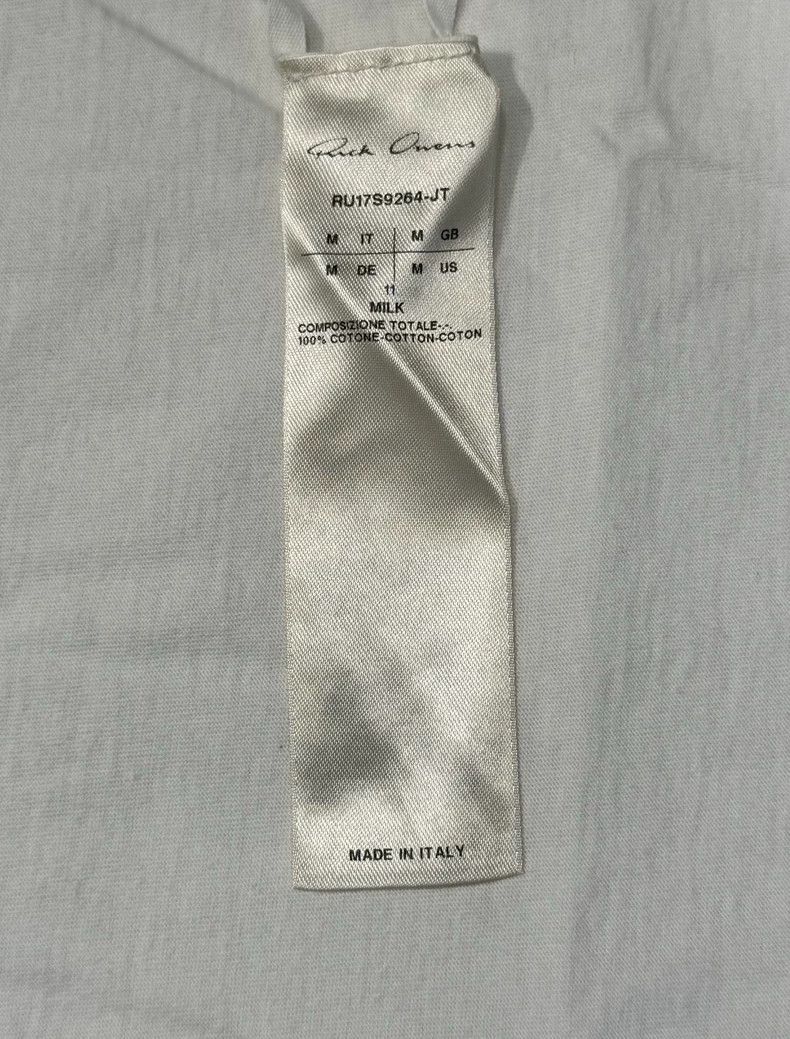 Rick Owens rick owens white short sleeve tee-2508 Size US S / EU 44-46 / 1 - 4 Thumbnail
