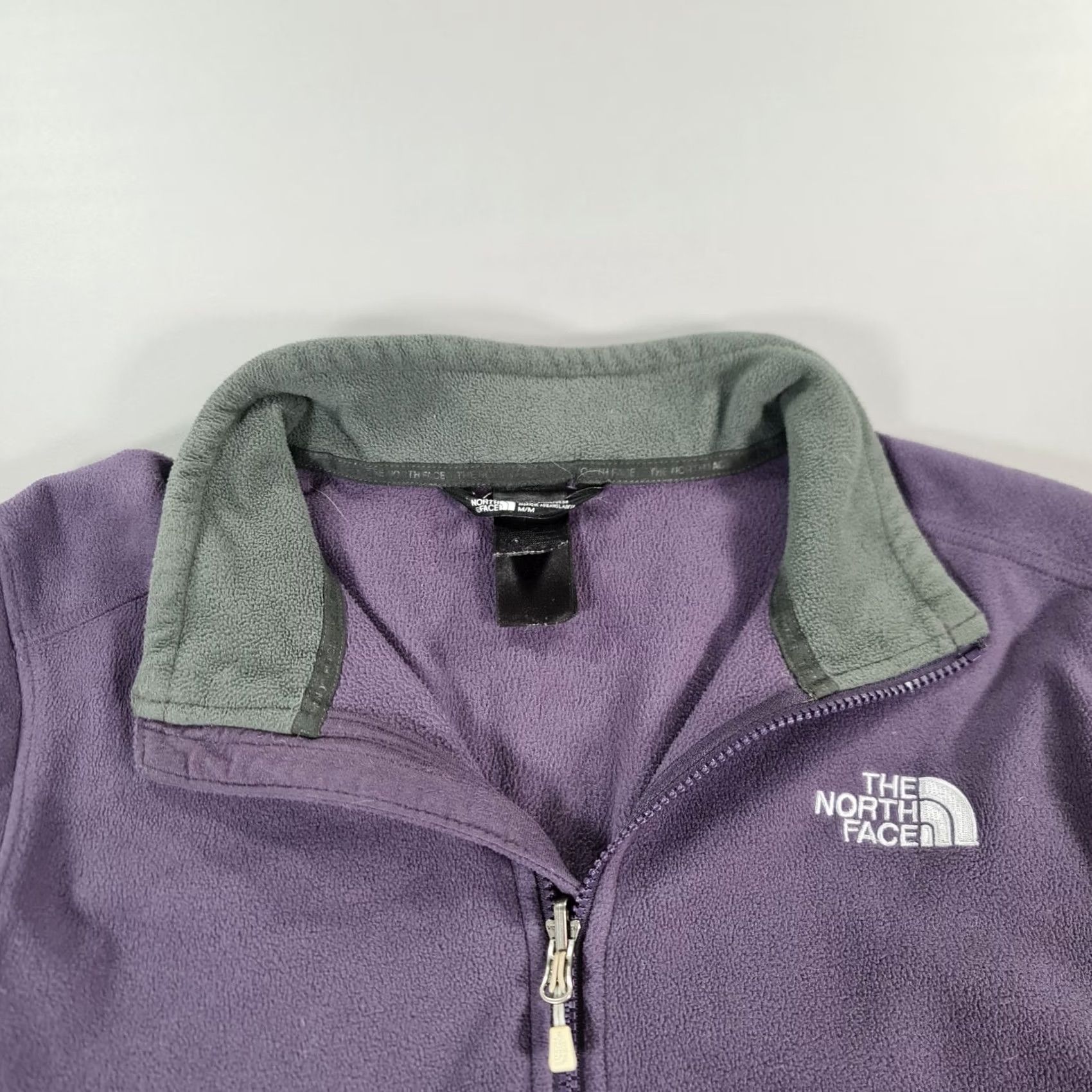 The North Face The North Face Mens Jacket Purple Medium Fleece Full Zip Sweatshirt Sweater Size US M / EU 48-50 / 2 - 2 Thumbnail