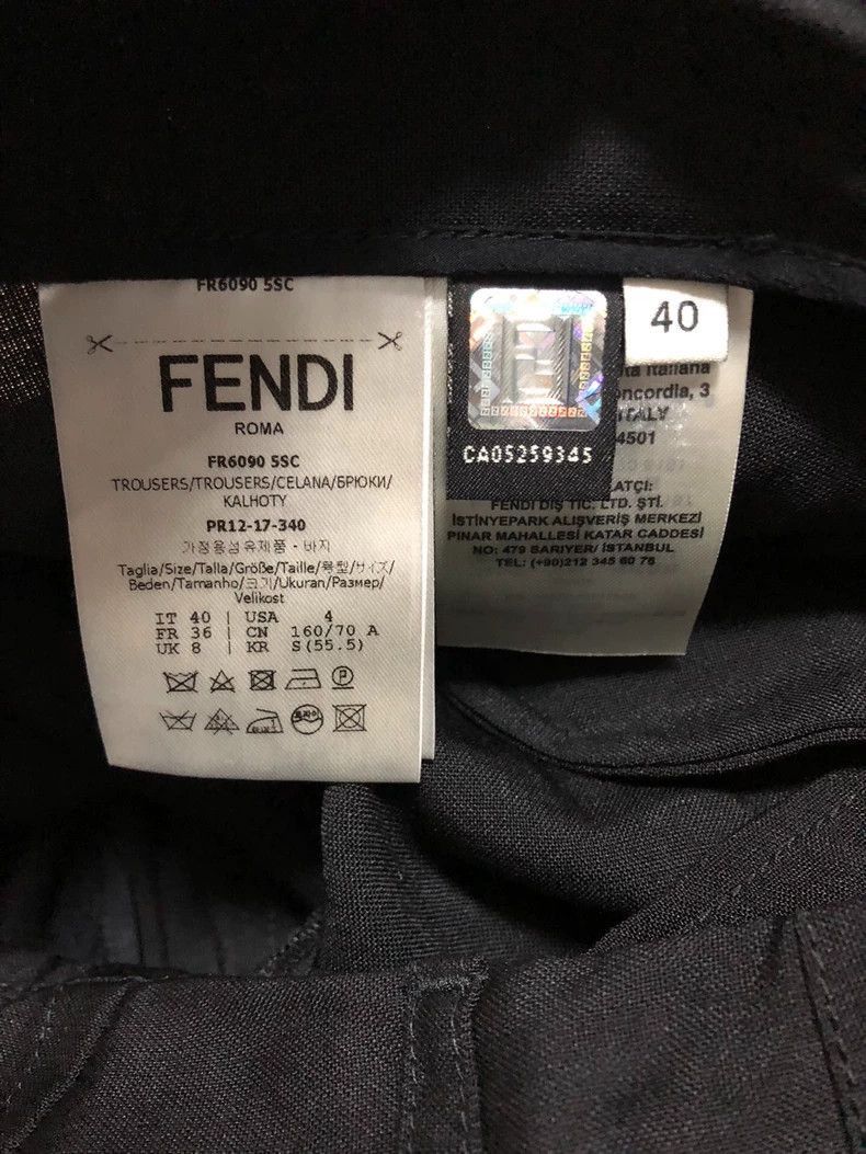 Fendi FENDI Women's Cropped Pants Size 40 Size US 40 / EU 56 - 5 Thumbnail