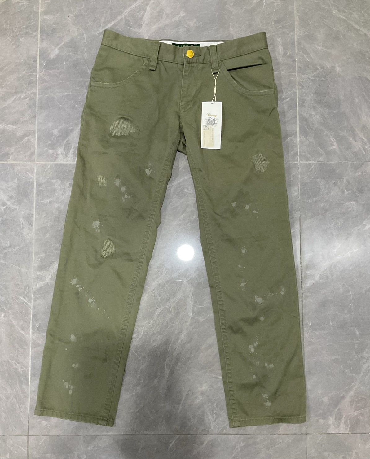 Japanese Brand New I.J.T.S Japanese Brand Distressed Jeans Size US 30 / EU 46 - 1 Thumbnail
