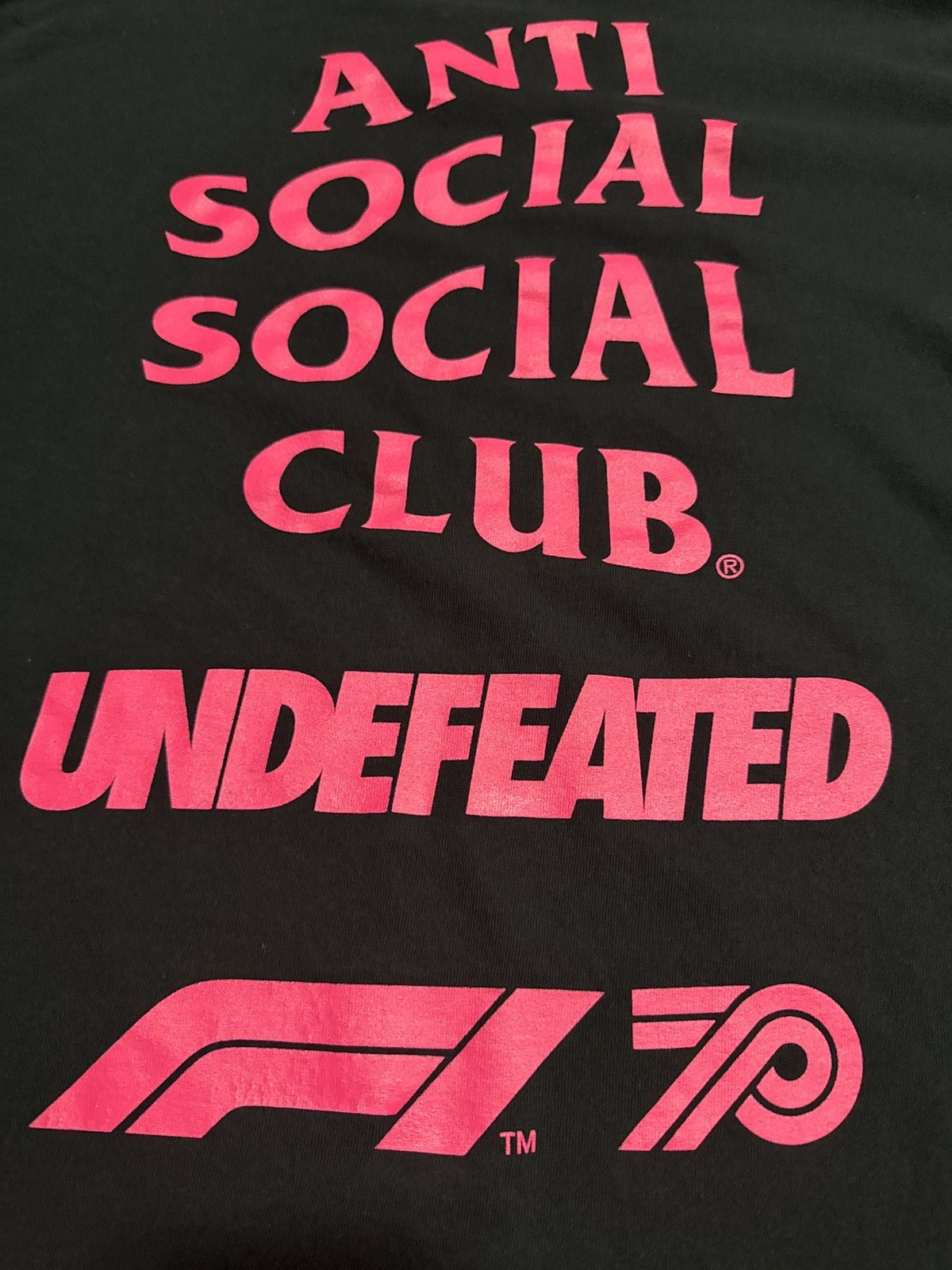 Anti Social Social Club × Undefeated ASSC x UDFTD x F1 T-Shirt Size US L / EU 52-54 / 3 - 4 Thumbnail