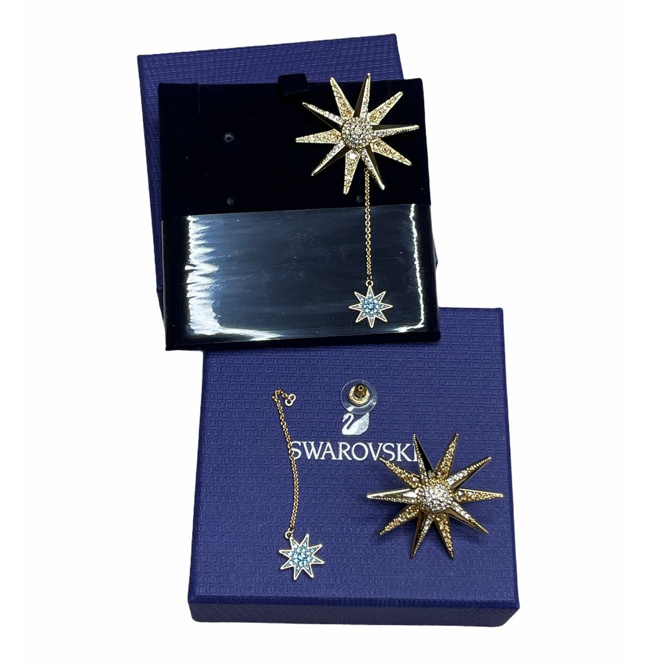 Swarovski Swarovski Lucky Goddess Pierced Earrings, STAR Motifs Size ONE SIZE - 5 Thumbnail