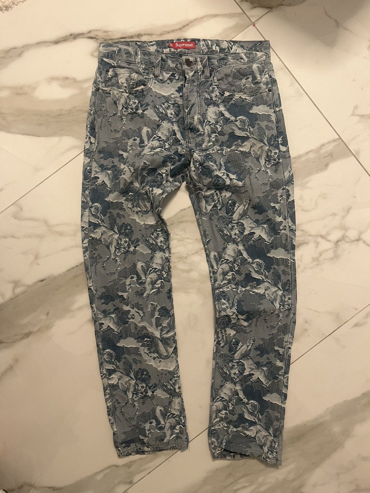 Pocket Pants Supreme Angel Pants Supreme True Religion Patchwork 