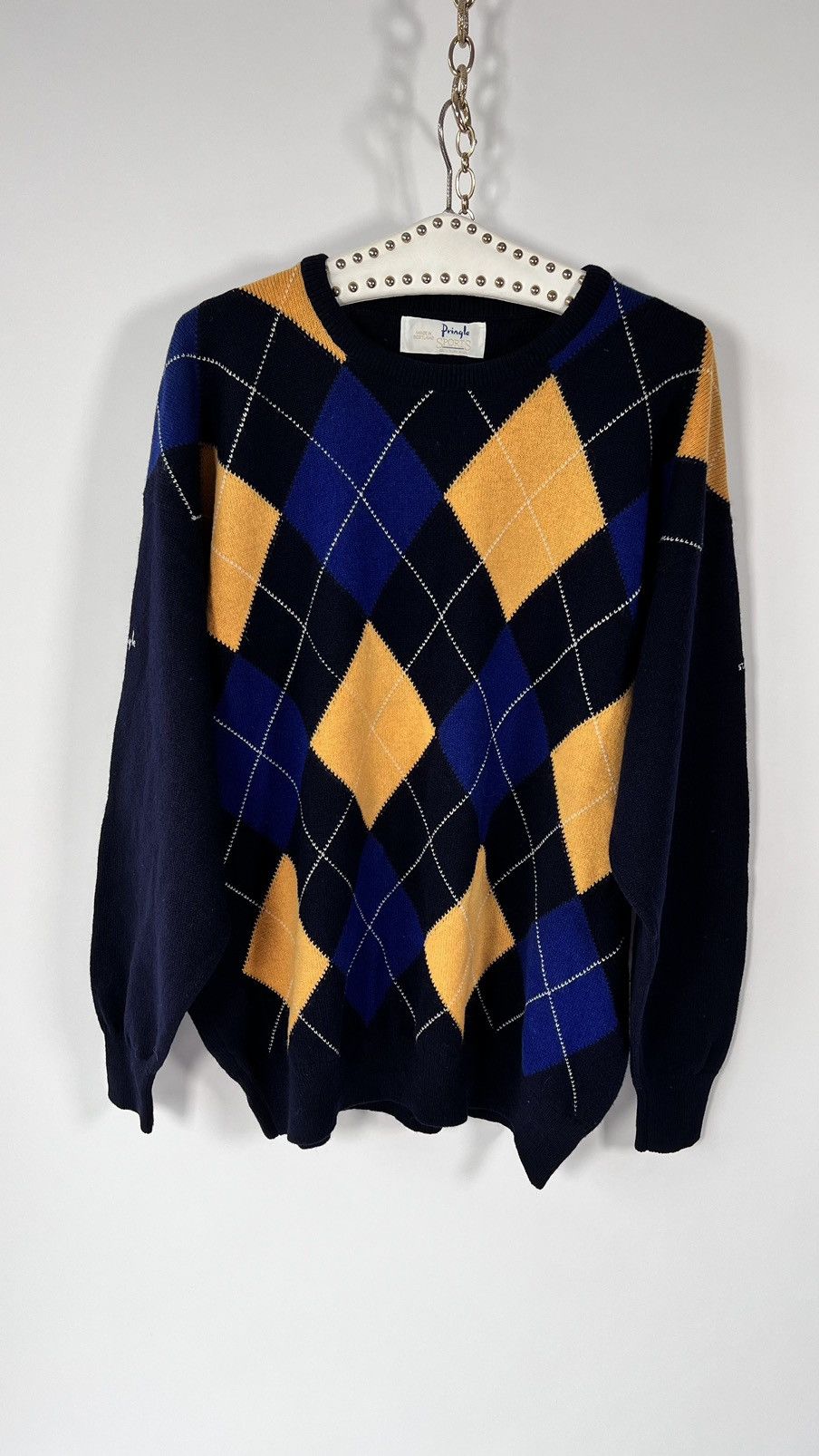 Pringle Of Scotland PRINGLE SPORTS Scotland Navy blue wool sweater XXL Size US XXL / EU 58 / 5 - 1 Thumbnail