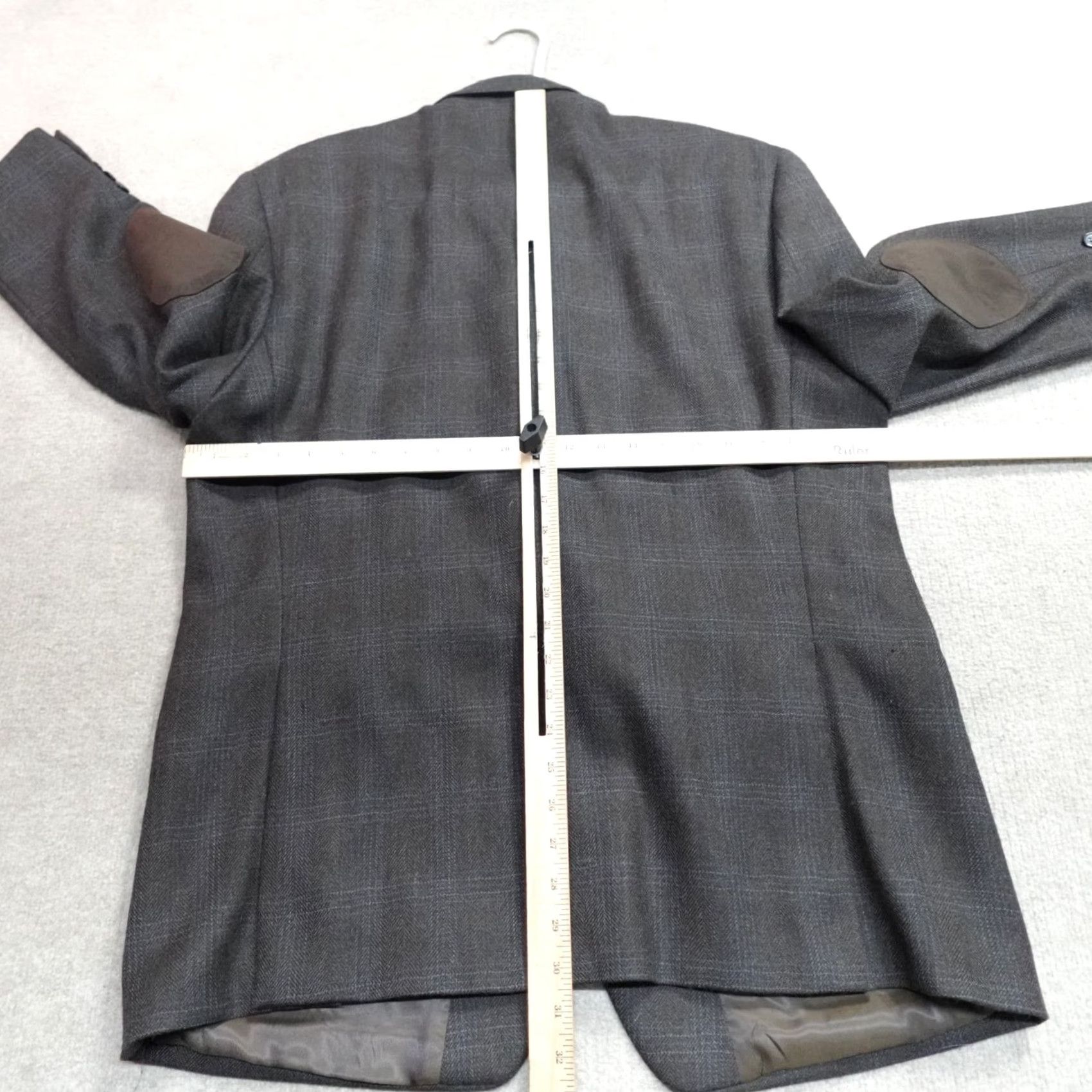 Ralph Lauren Lauren Ralph Lauren Sport Coat Brown Plaid Herringbone Wool 46R Notch Lapel Double-Vented Single-Breasted Two-Button Men Jacket Coat Size US S / EU 44-46 / 1 - 7 Thumbnail