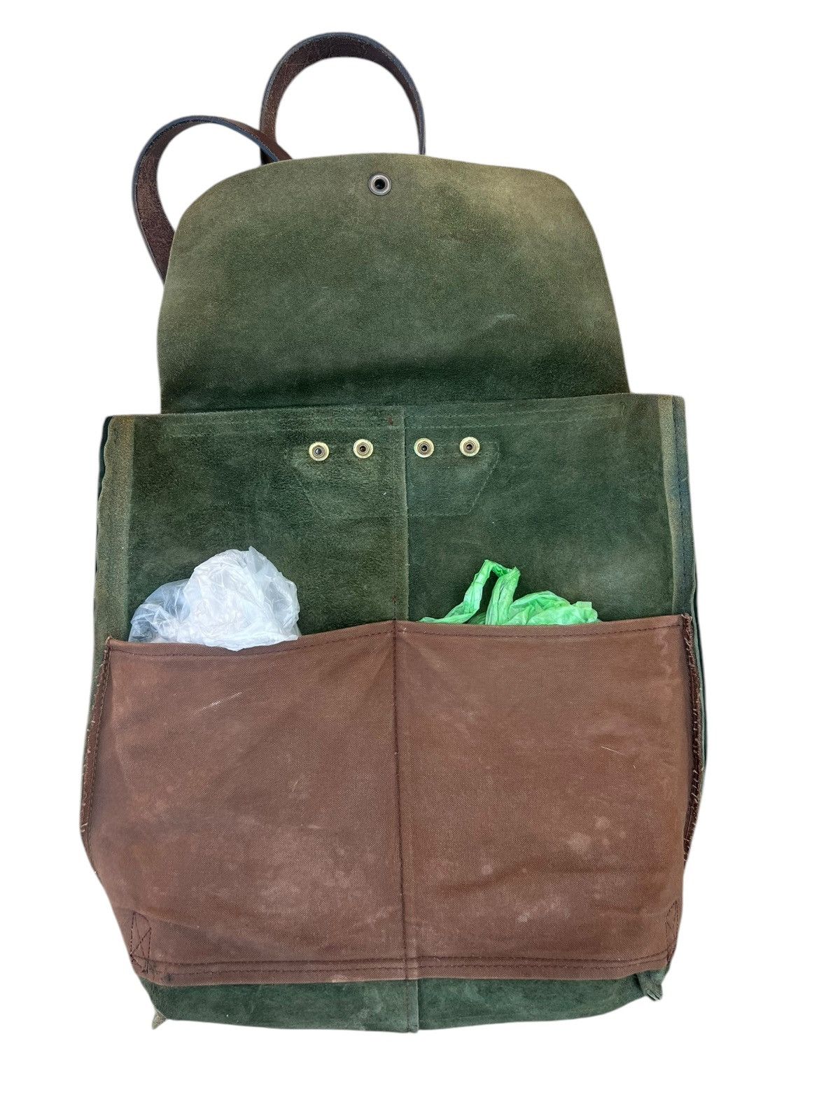 Leather Vintage Unknown Japan Patina Leather Backpack High Quality Size ONE SIZE - 23 Thumbnail