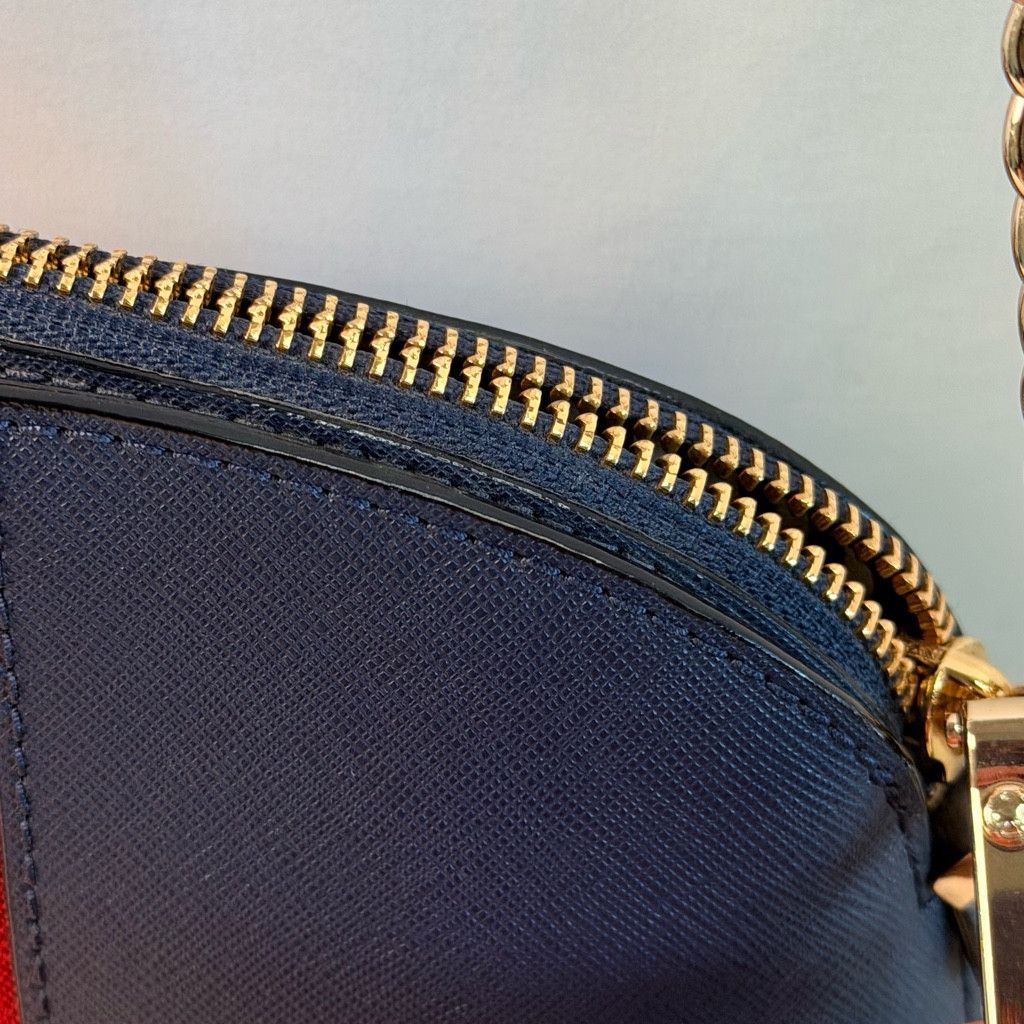 Kate Spade Kate spade navy and red stripe saffiano with gold chain Size ONE SIZE - 4 Thumbnail