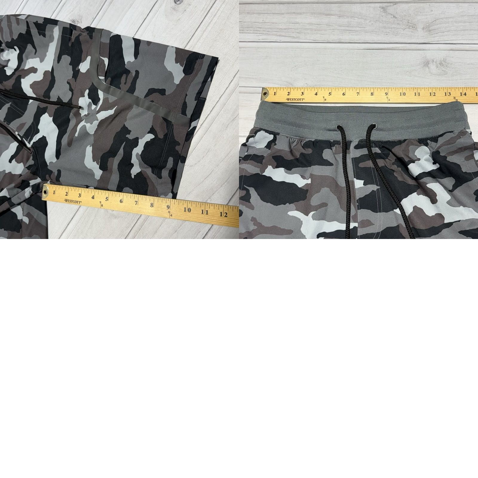 Under Armour Under Armour Sportstyle Elite Cargo Shorts Mens M Gray Camo 9" 1373866 Size US 31 - 8 Thumbnail