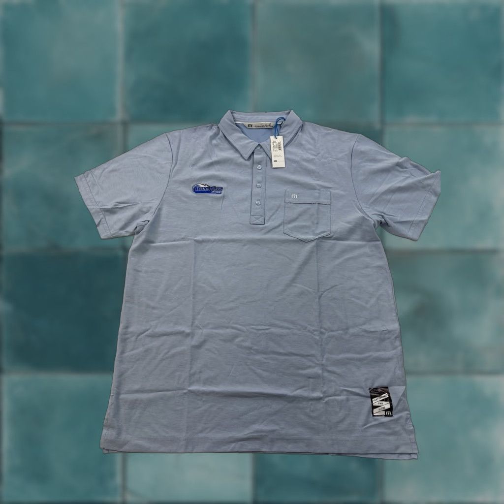 TravisMathew Travis Mathew Shirt Mens XL Blue Golf Polo Pullover Short Sleeve Company Logo Size US XL / EU 56 / 4 - 1 Thumbnail
