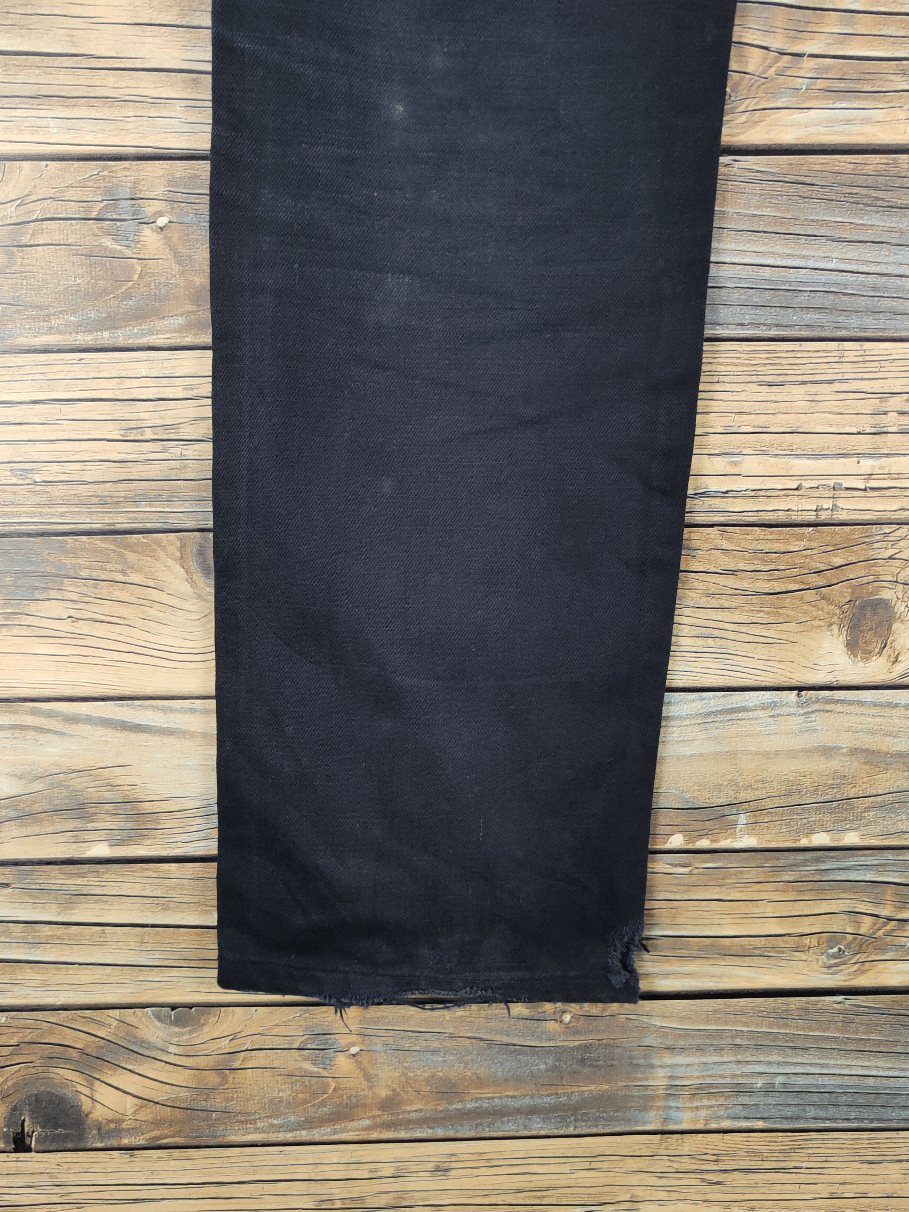 Edwin Edwin Black Distressed Ripped denim Jeans #W1714 Size US 30 / EU 46 - 9 Thumbnail