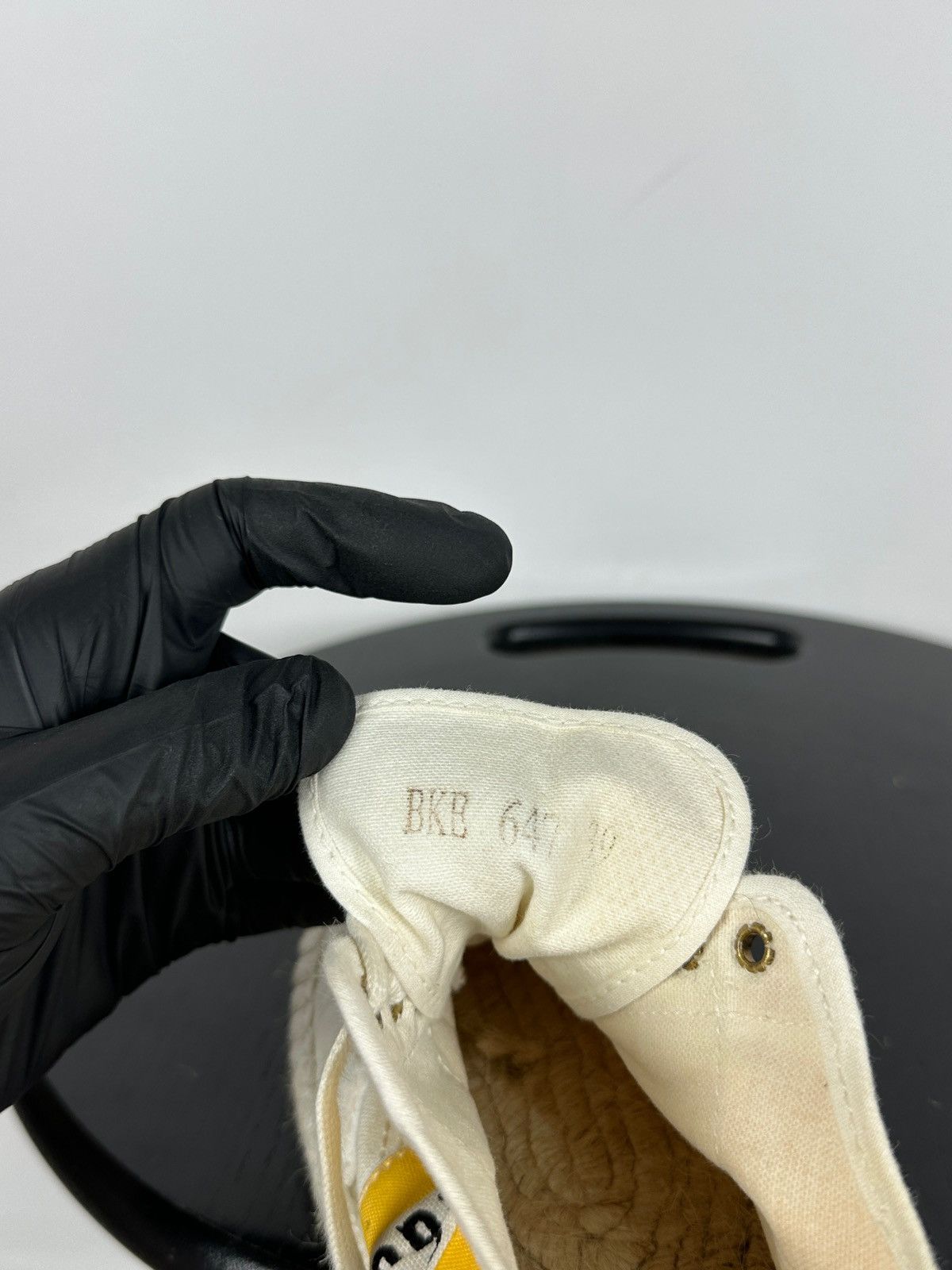 Dirk Bikkembergs Bikkembergs Lace Up Espadrilles Canvas Jute Sole Logo Stripe Size US 6 / EU 39 - 25 Thumbnail
