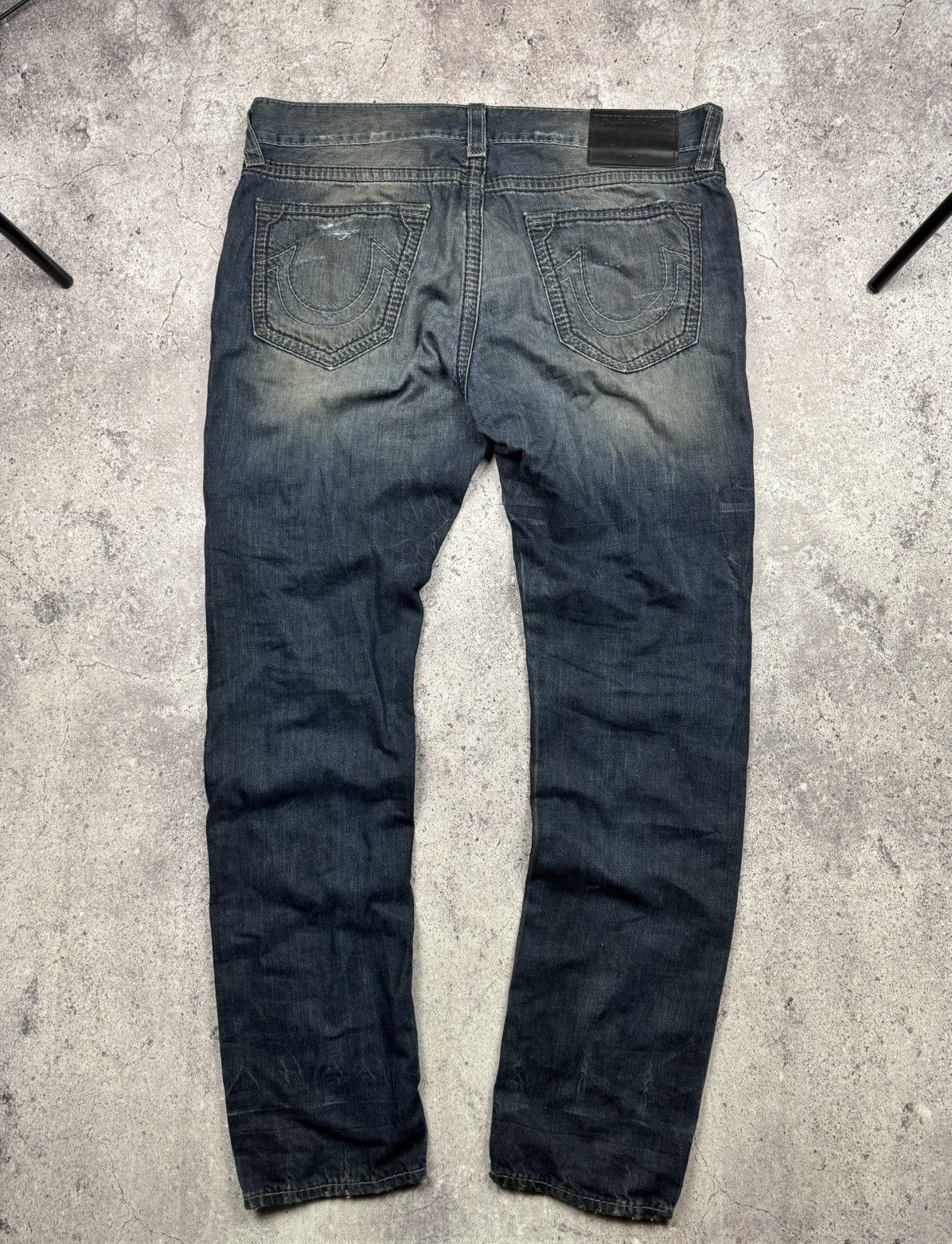 True Religion True Religion Vintage Jeans Flared Wide Baggy Distressed Y2K Size US 31 - 1 Thumbnail