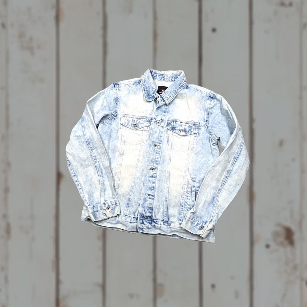 Southpole VINTAGE South Pole Jacket Mens Medium Blue Denim Trucker Button 90s Y2K Size US 31 - 1 Thumbnail