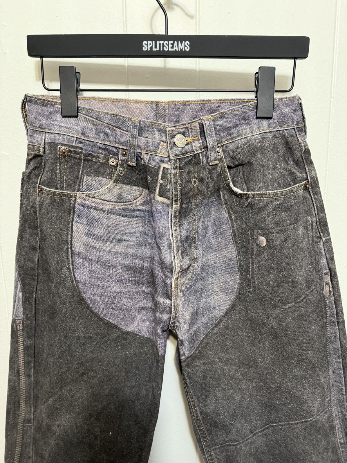 Acne Studios Acne Studios Trompe l'Oeil Chaps Jeans Size 28" / US 6 / IT 42 - 2 Thumbnail