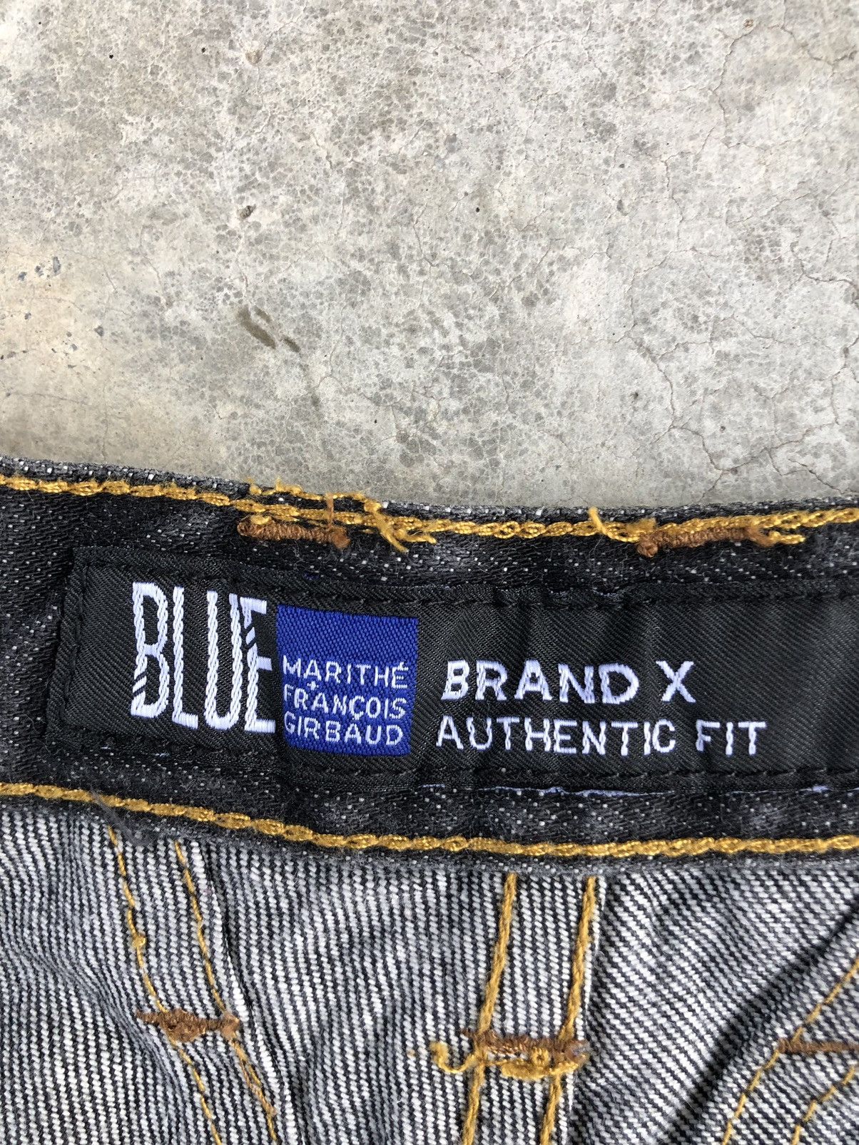 Marithe + Francois Girbaud Marithe Francois Girbaud Baggy Jeans Embroidered Logo Size US 29 - 19 Thumbnail