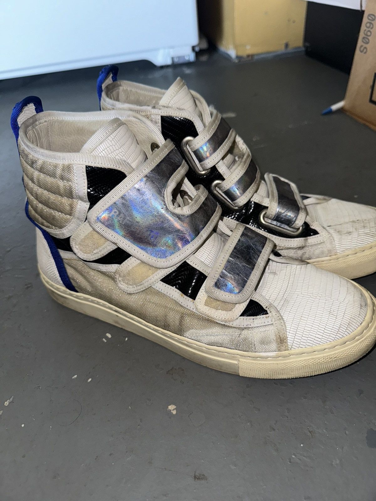 Raf Simons Raf Simons SS05 Velcro Strap Sneaker | Grailed