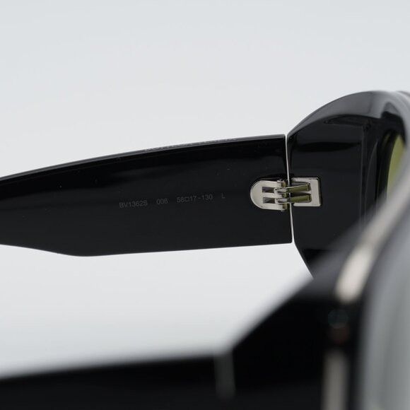 Bottega Veneta Bottega Veneta BV1362S 006 Sunglasses Black Geometric Frame Size ONE SIZE - 5 Thumbnail