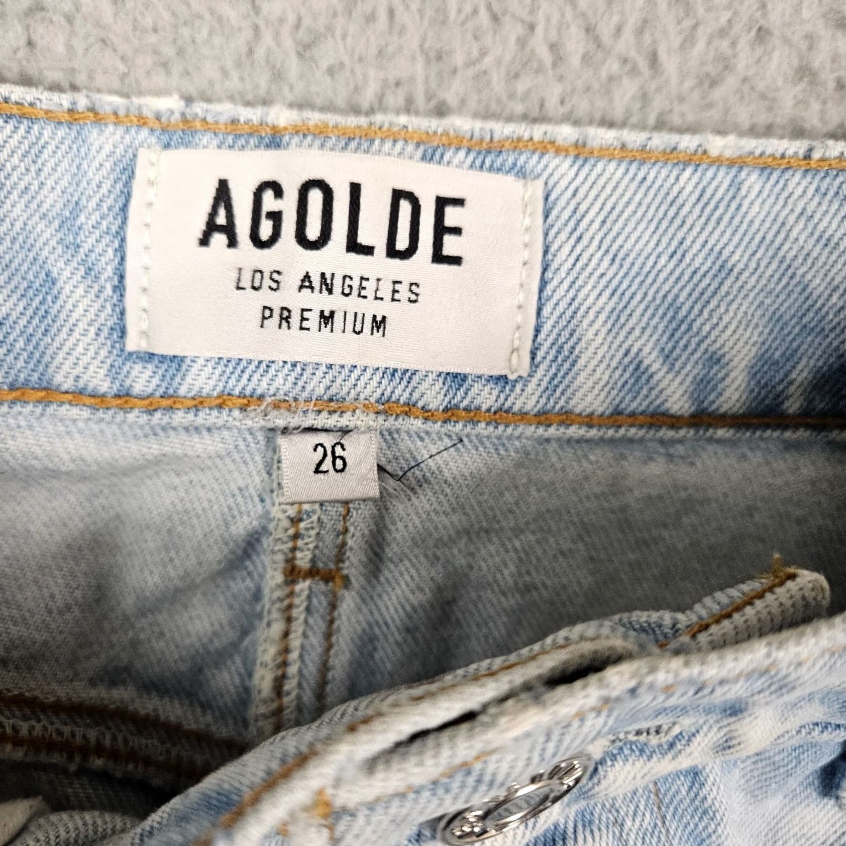 Agolde AGOLDE Blue Denim Skirt Mini Women’s Size 26 Size 26" / US 2 / IT 38 - 2 Thumbnail